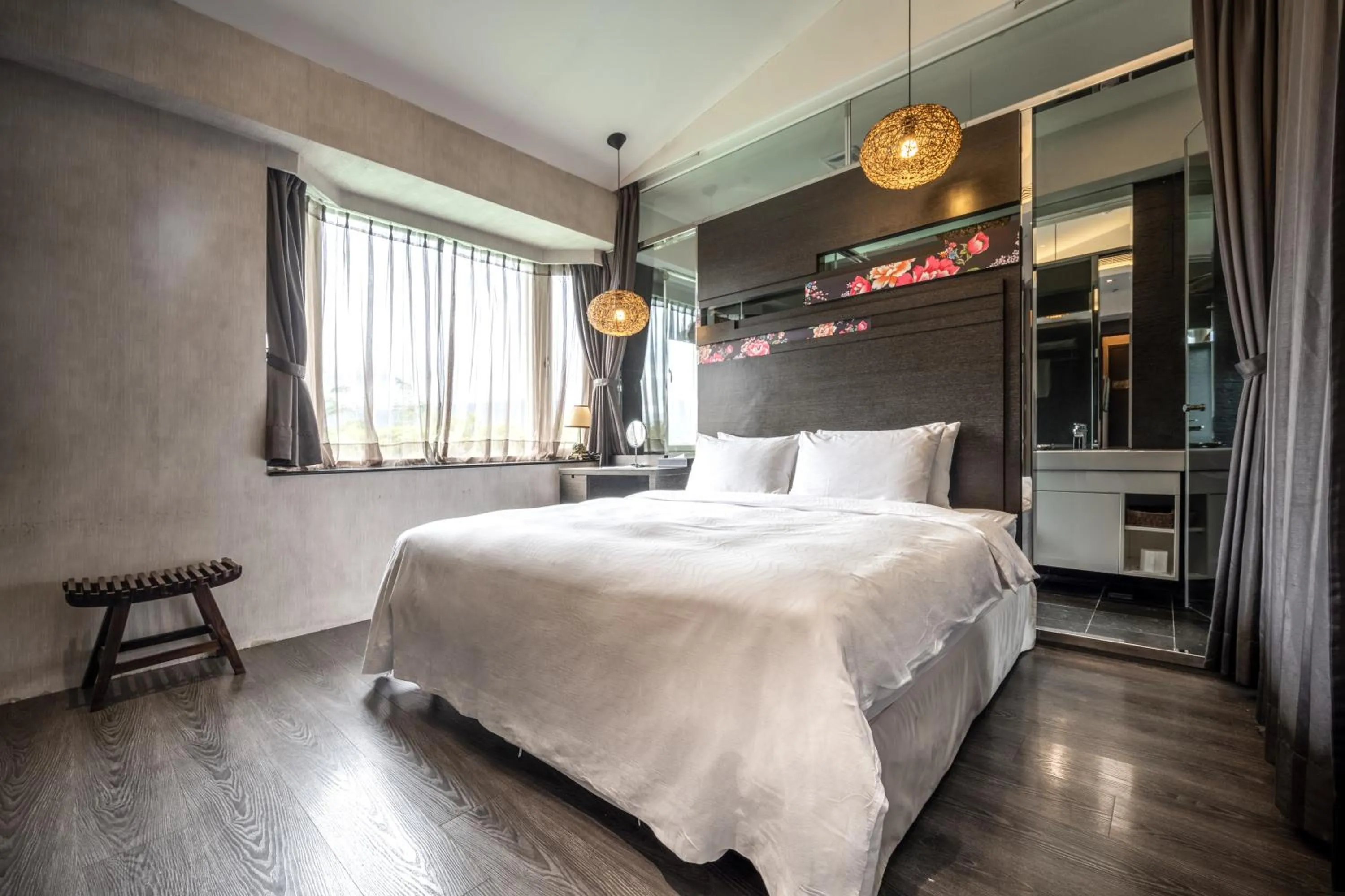 Bed in Pokara Resort