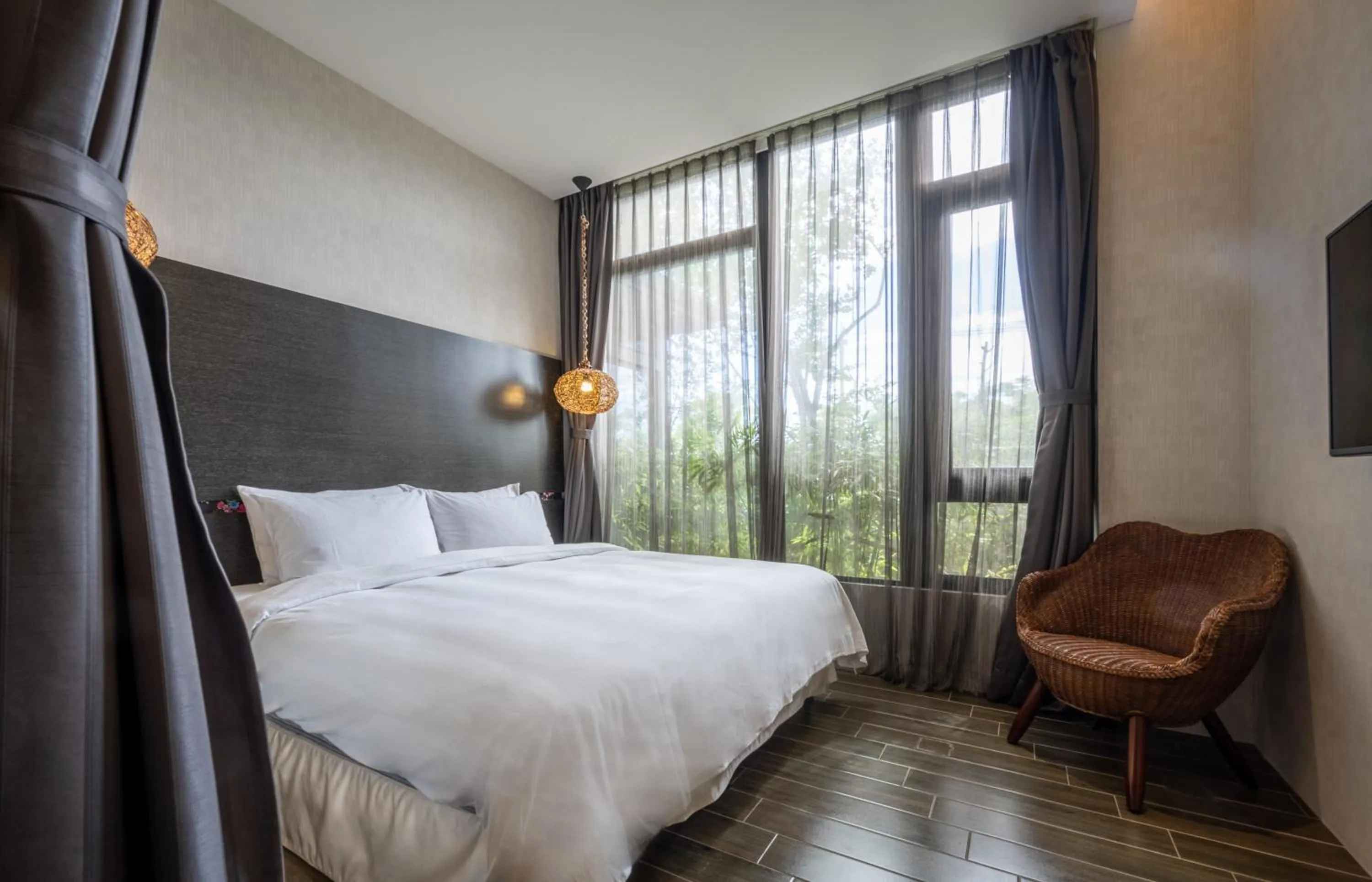 Bed in Pokara Resort