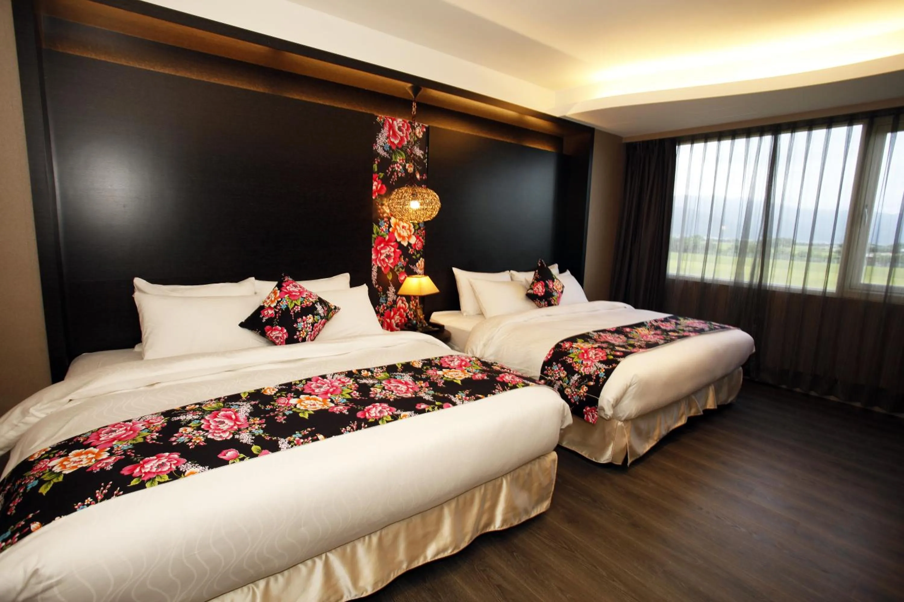 Bed in Pokara Resort