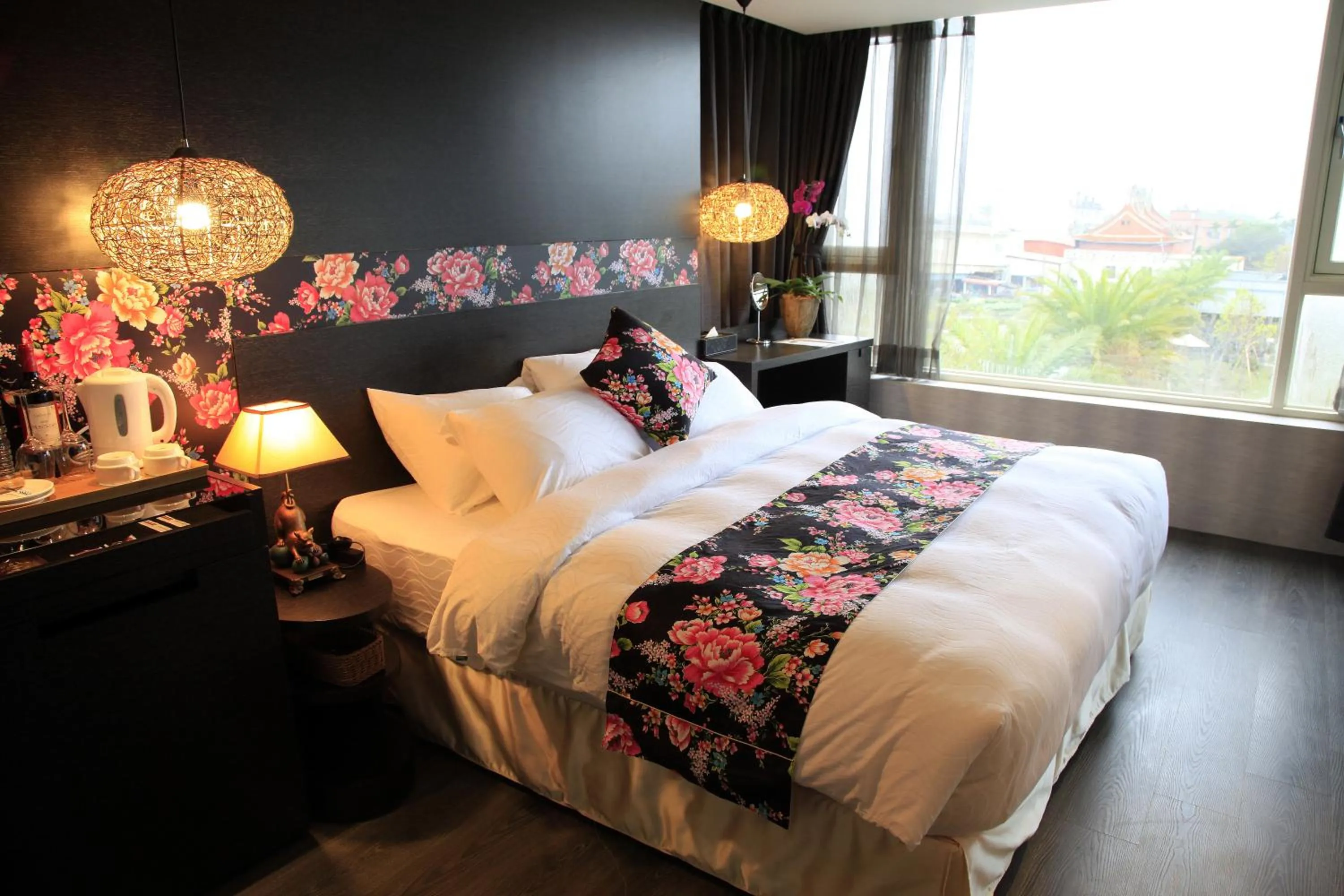 Bed in Pokara Resort