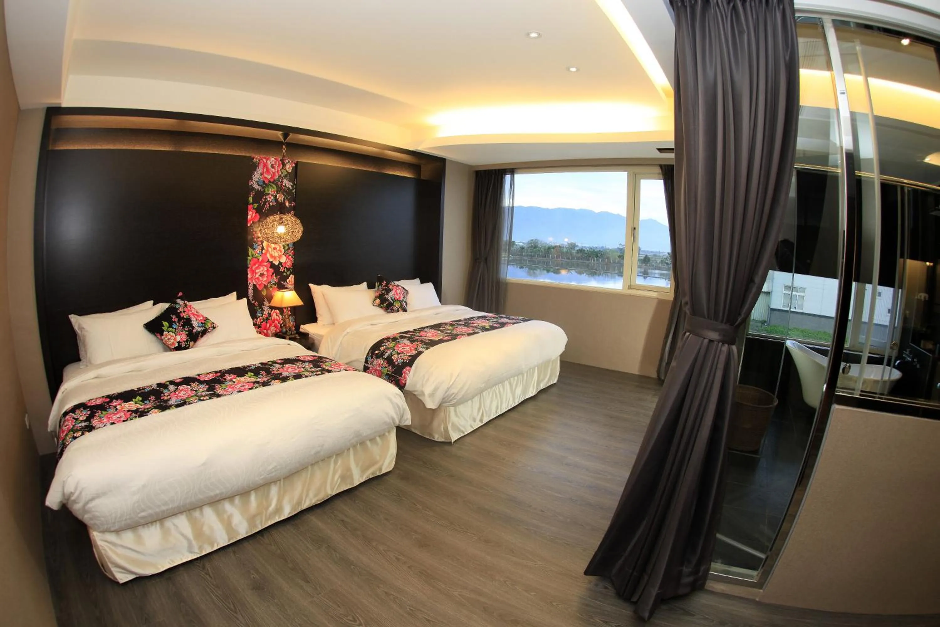 Photo of the whole room, Bed in Pokara Resort