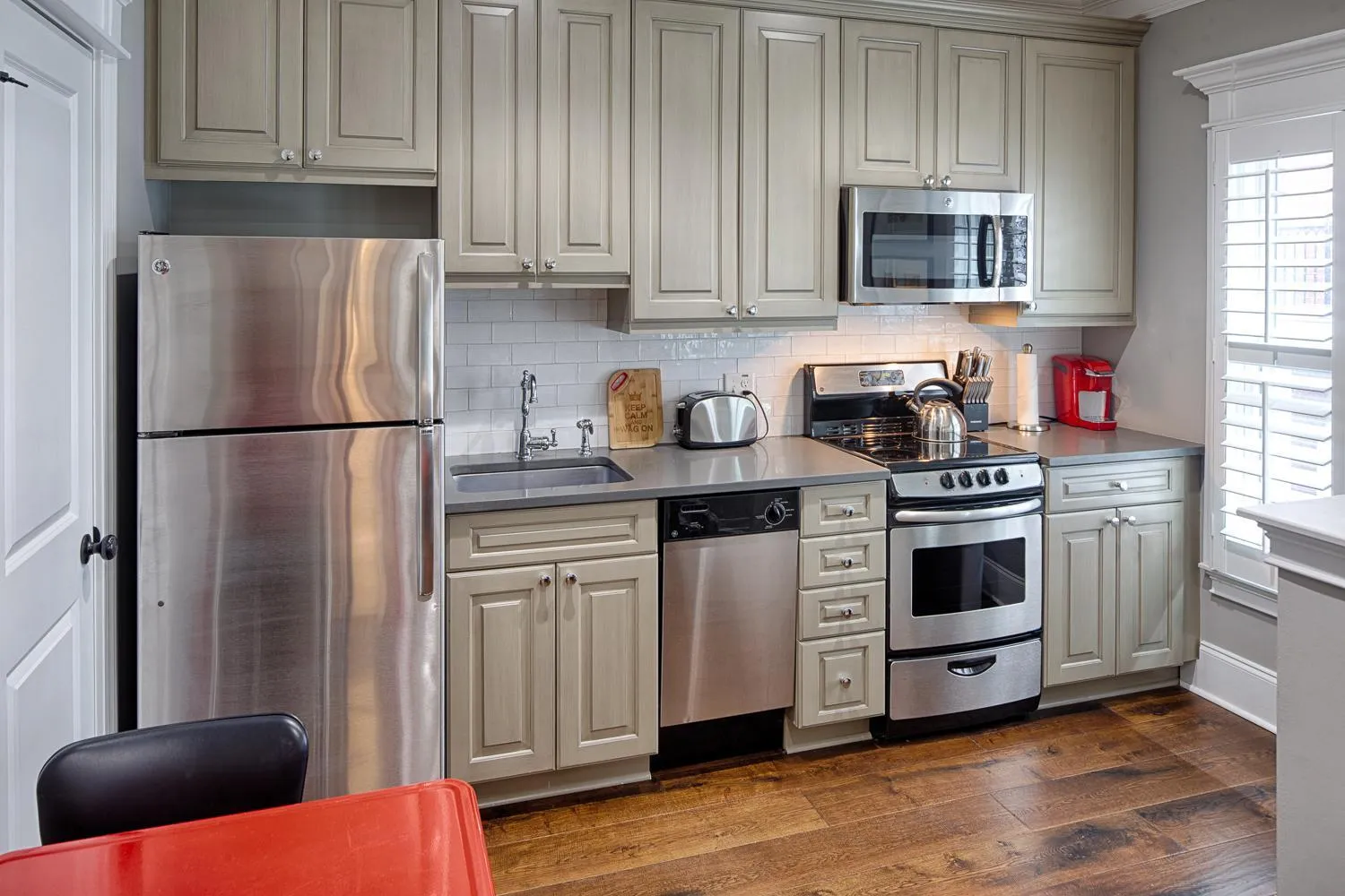 Kitchen or kitchenette in Liberty Street Redbrick Town and Carriage House