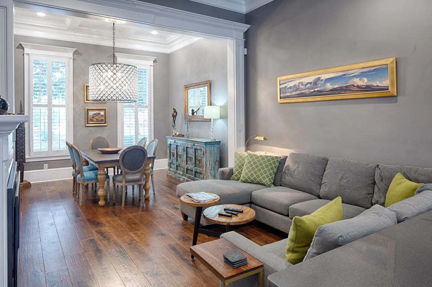 Living room in Liberty Street Redbrick Town and Carriage House