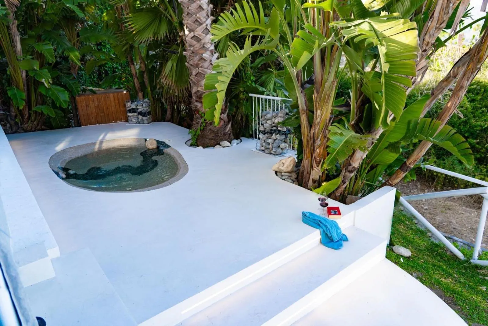 Hot Tub in Villa Zagara Garden Spectacular Sea View in Taormina