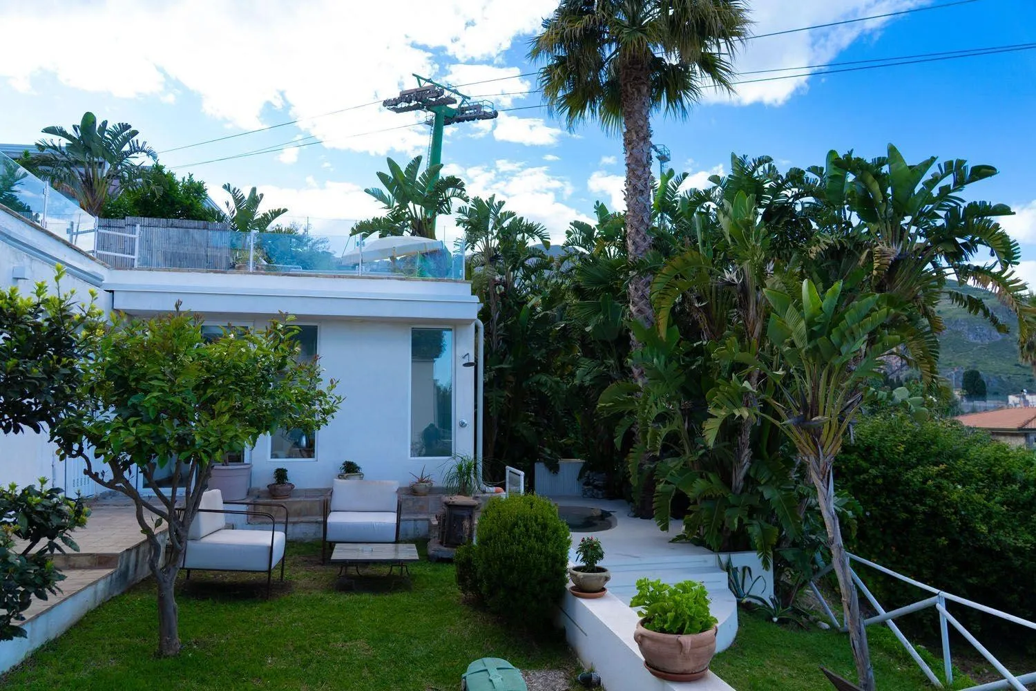 Property building in Villa Zagara Garden Spectacular Sea View in Taormina