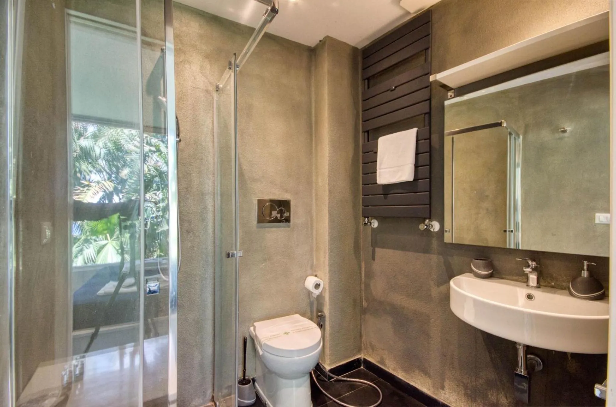 Shower in Villa Zagara Garden Spectacular Sea View in Taormina