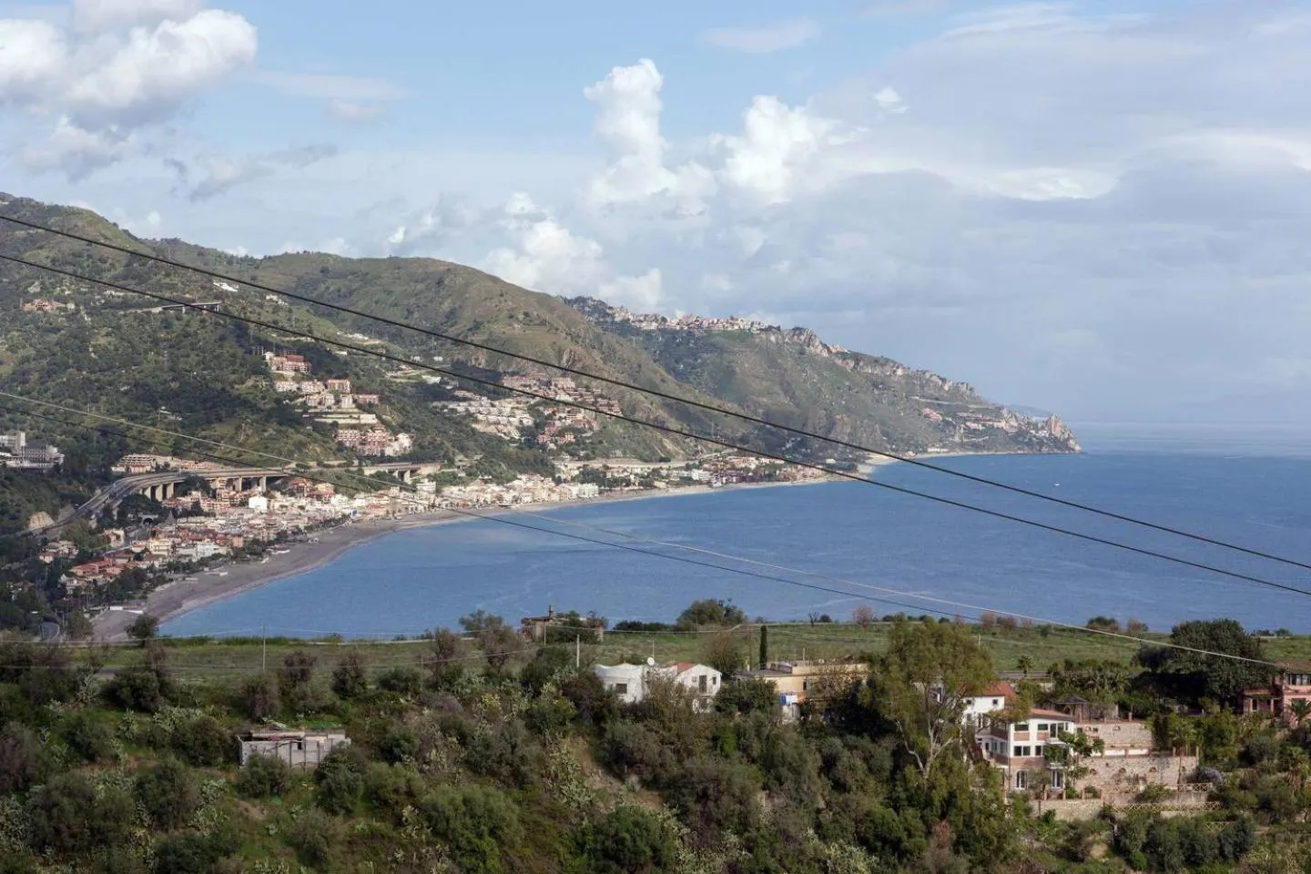 City view in Villa Zagara Garden Spectacular Sea View in Taormina