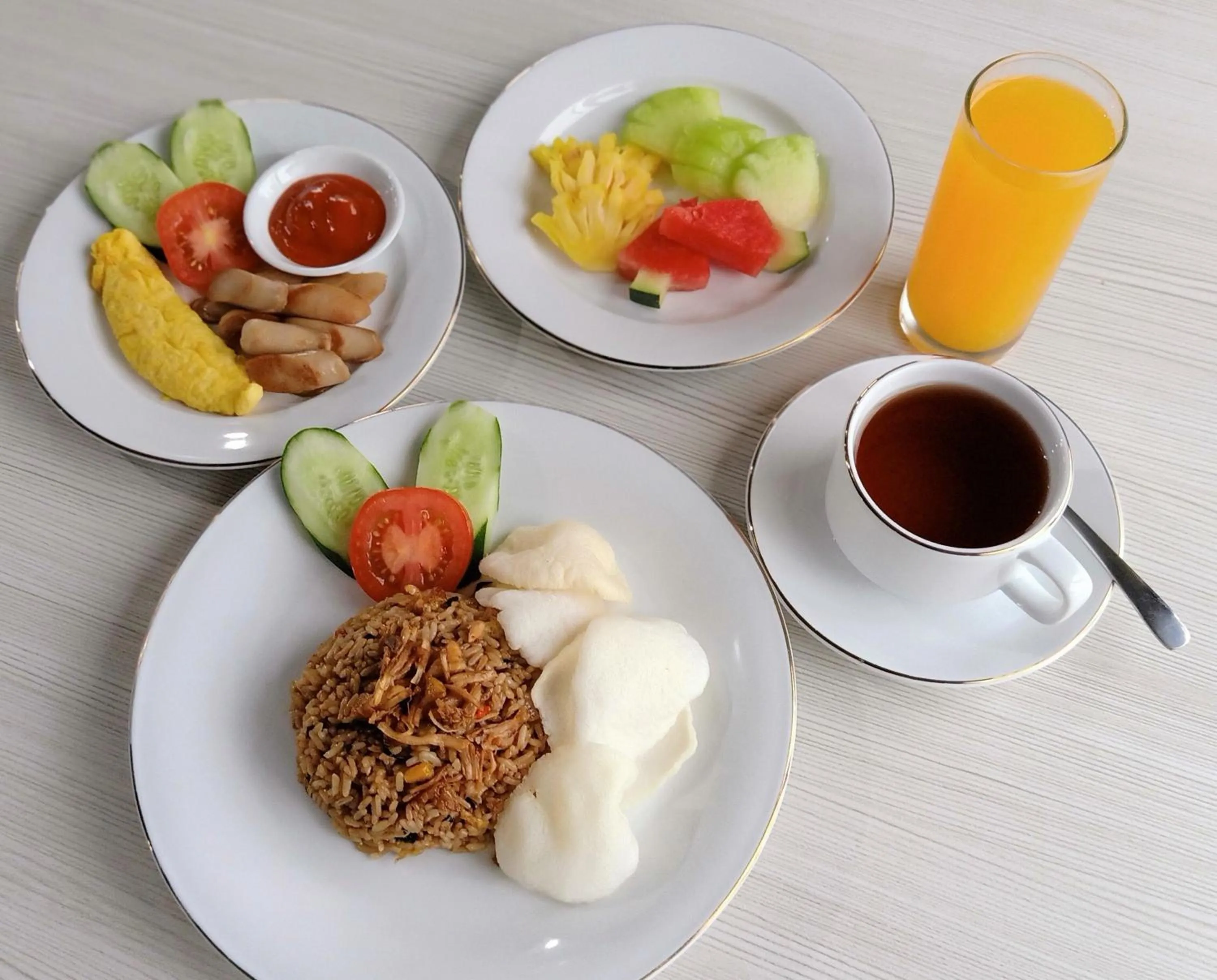 Breakfast in Asoka Resort Banten