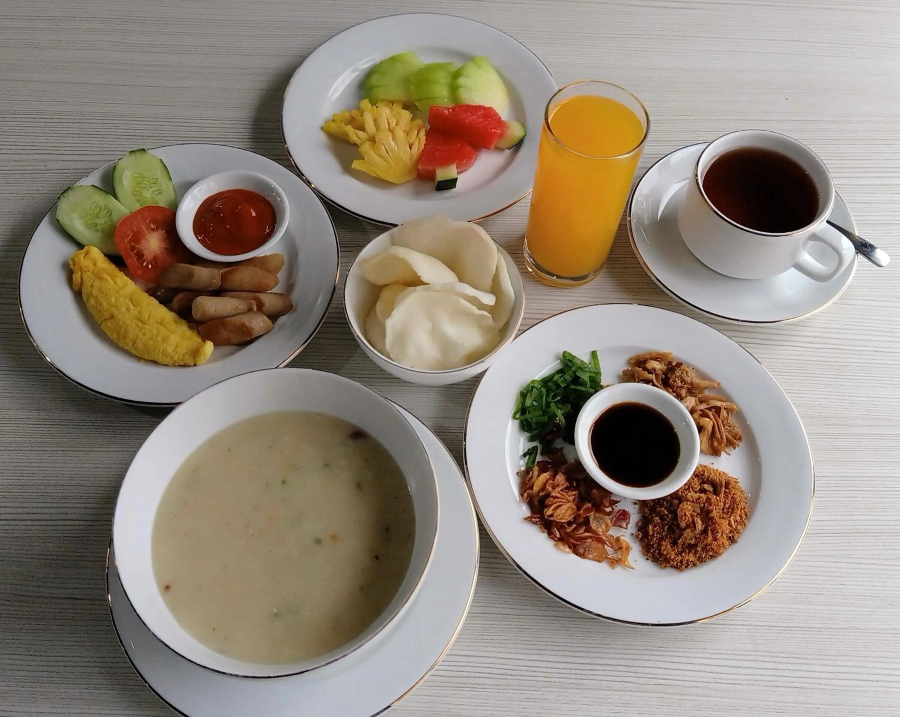 Breakfast in Asoka Resort Banten