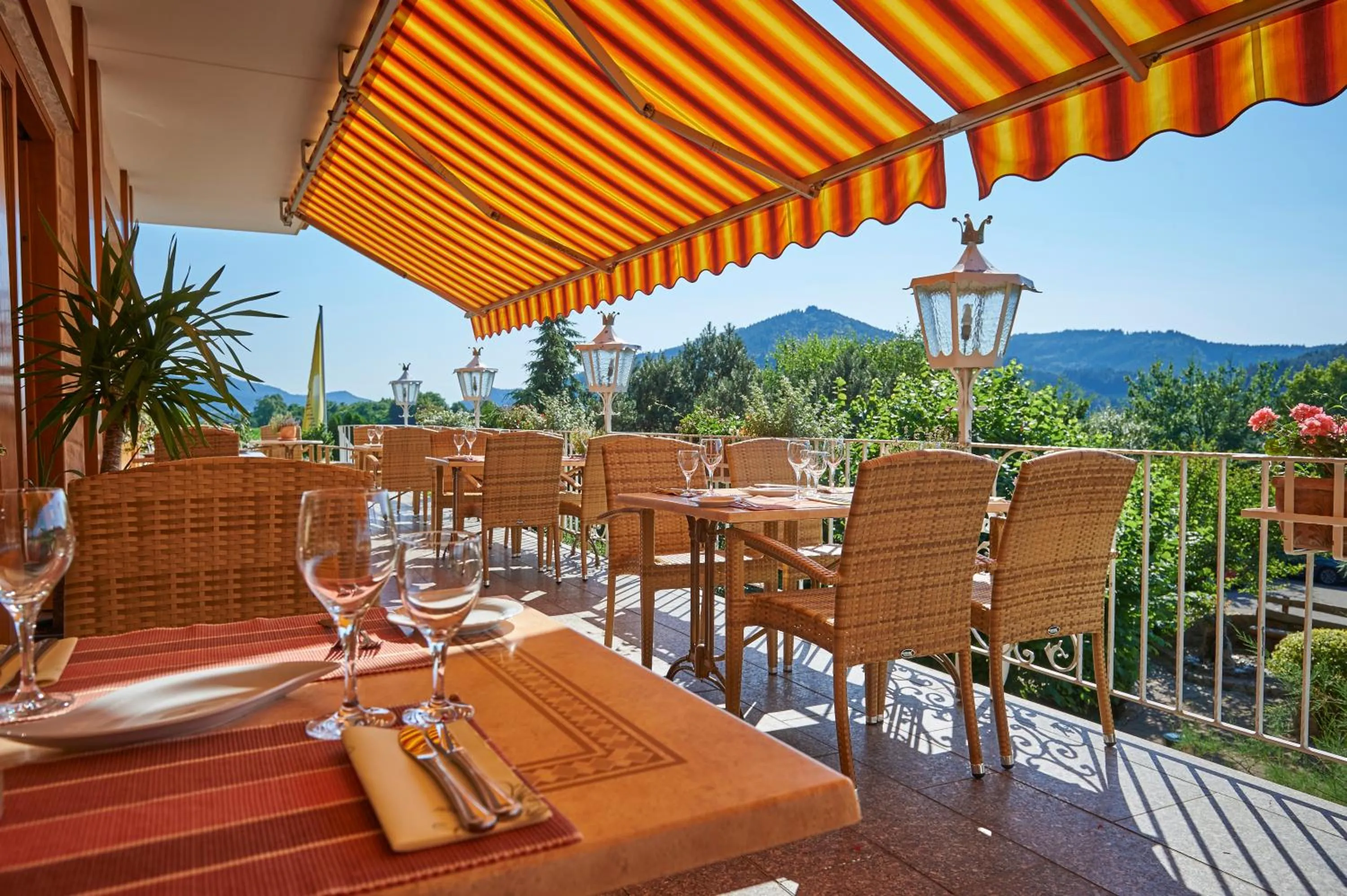 Balcony/Terrace in Silberkönig Schwarzwald Hotel & Restaurant Ringhotel