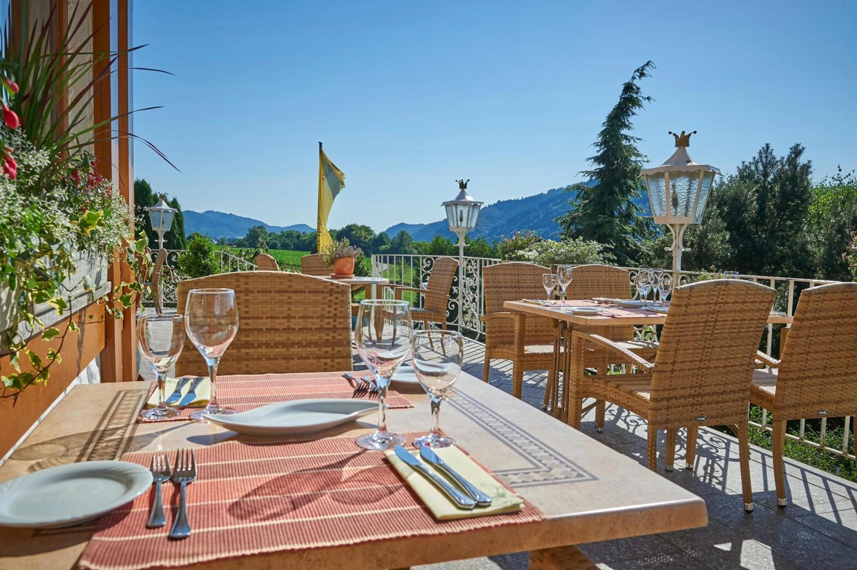 Balcony/Terrace in Silberkönig Schwarzwald Hotel & Restaurant Ringhotel