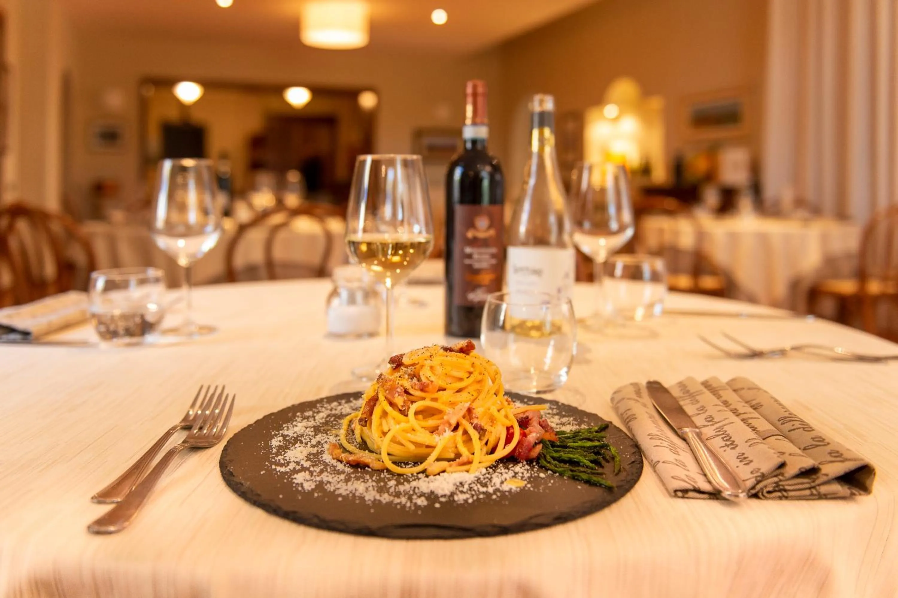 Food close-up in Hotel Villa dei Pini