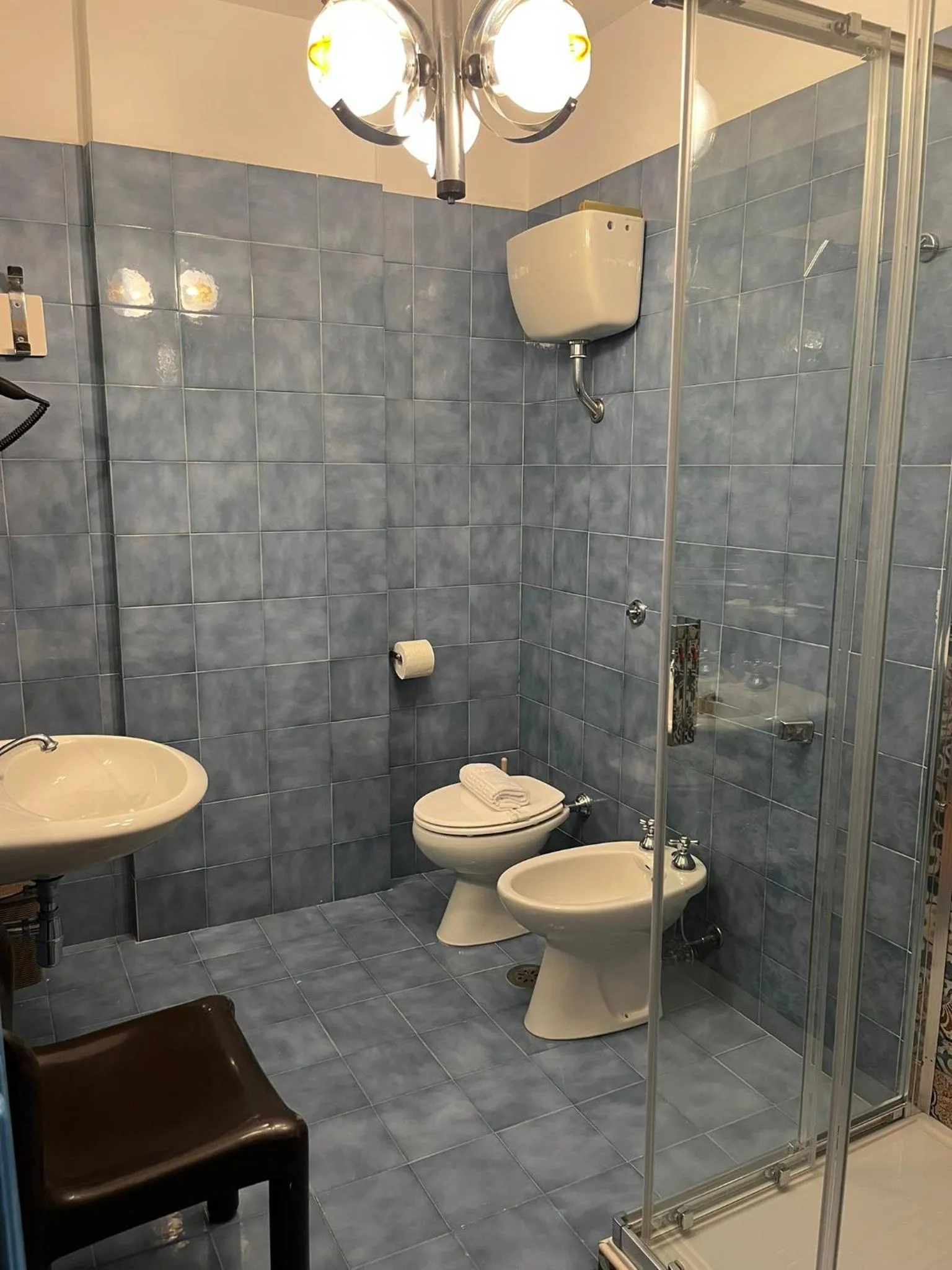 Bathroom in Hotel Villa dei Pini