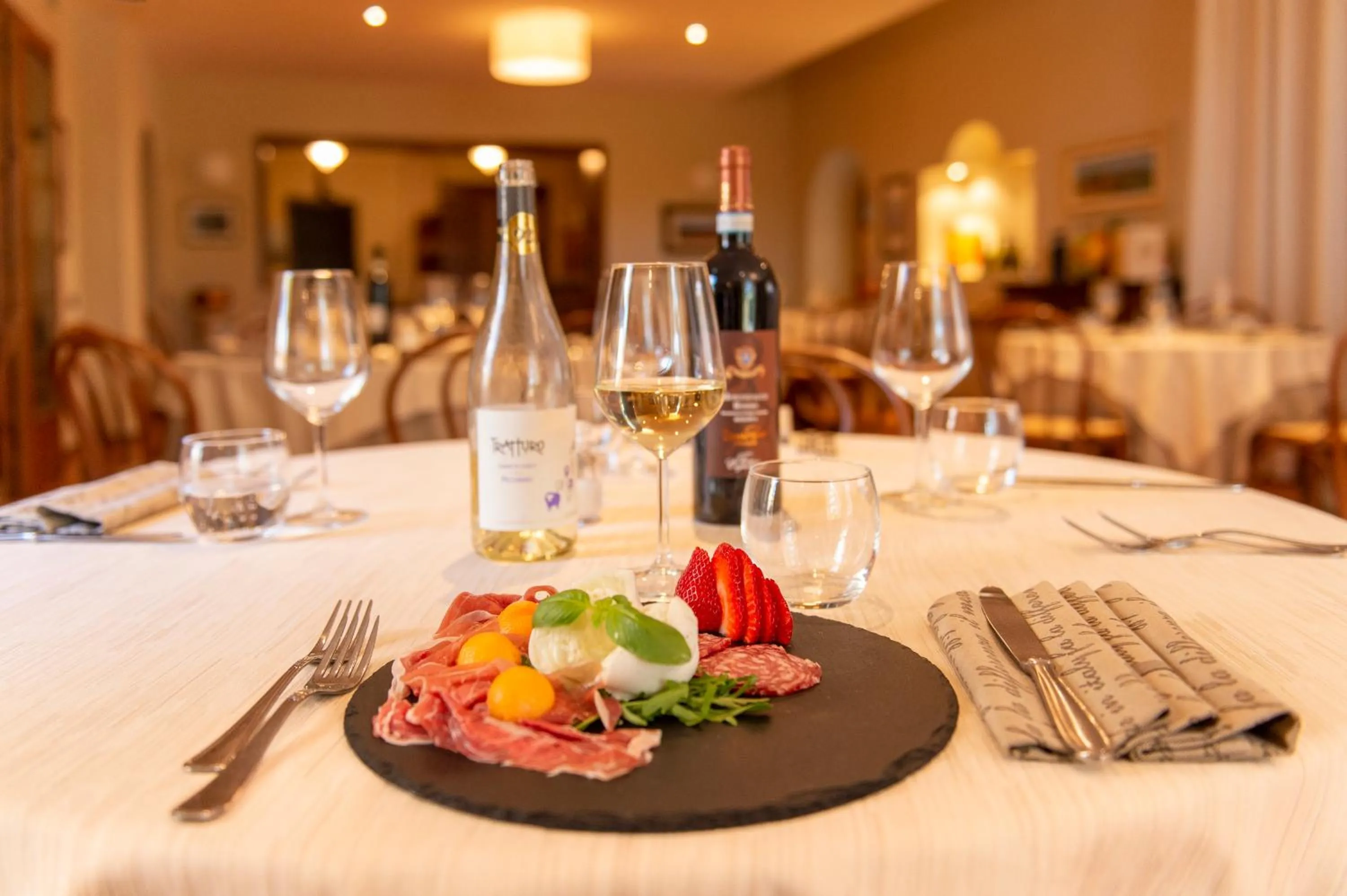Food close-up in Hotel Villa dei Pini