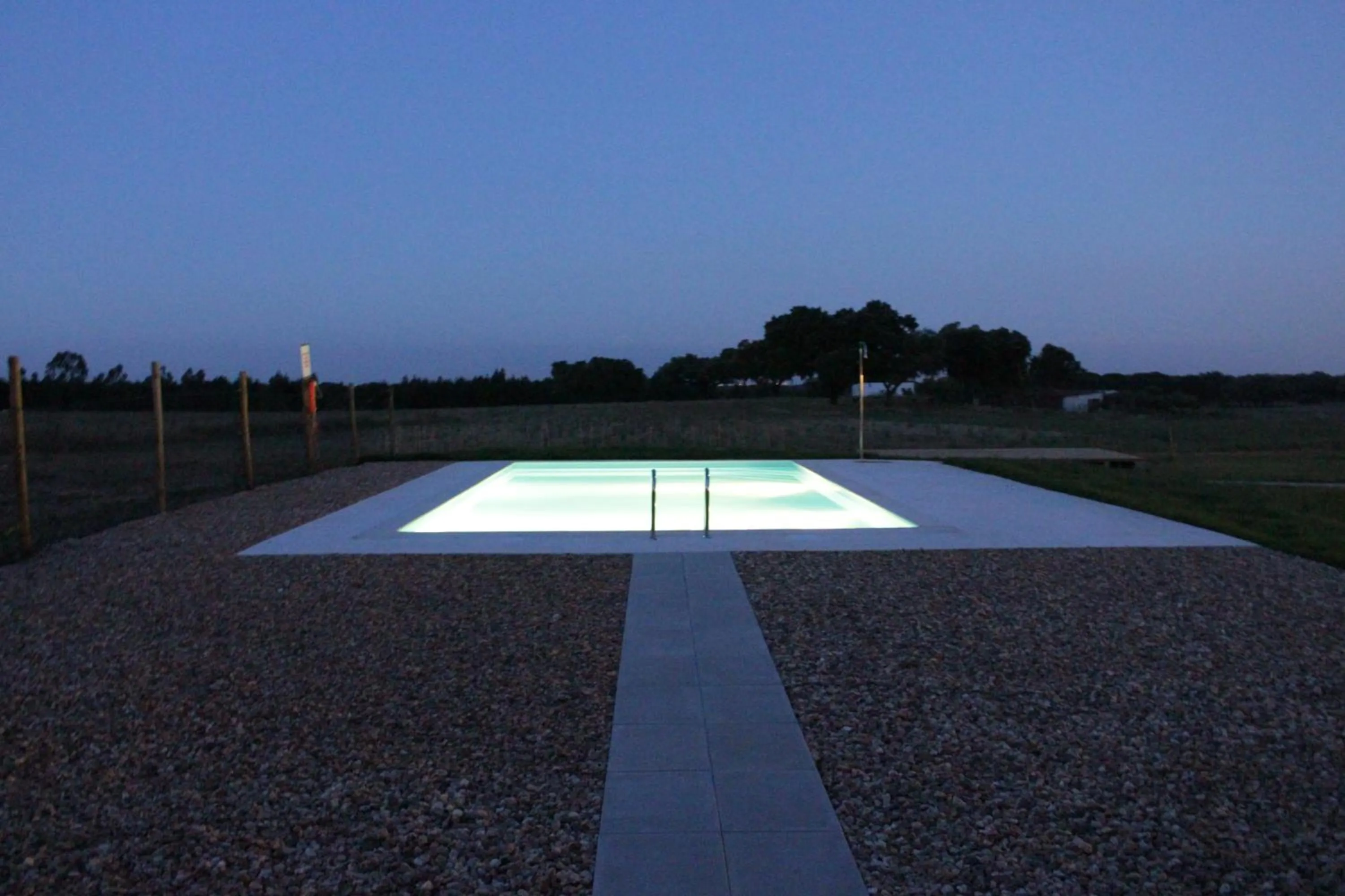Pool view in Refugio Das Origens