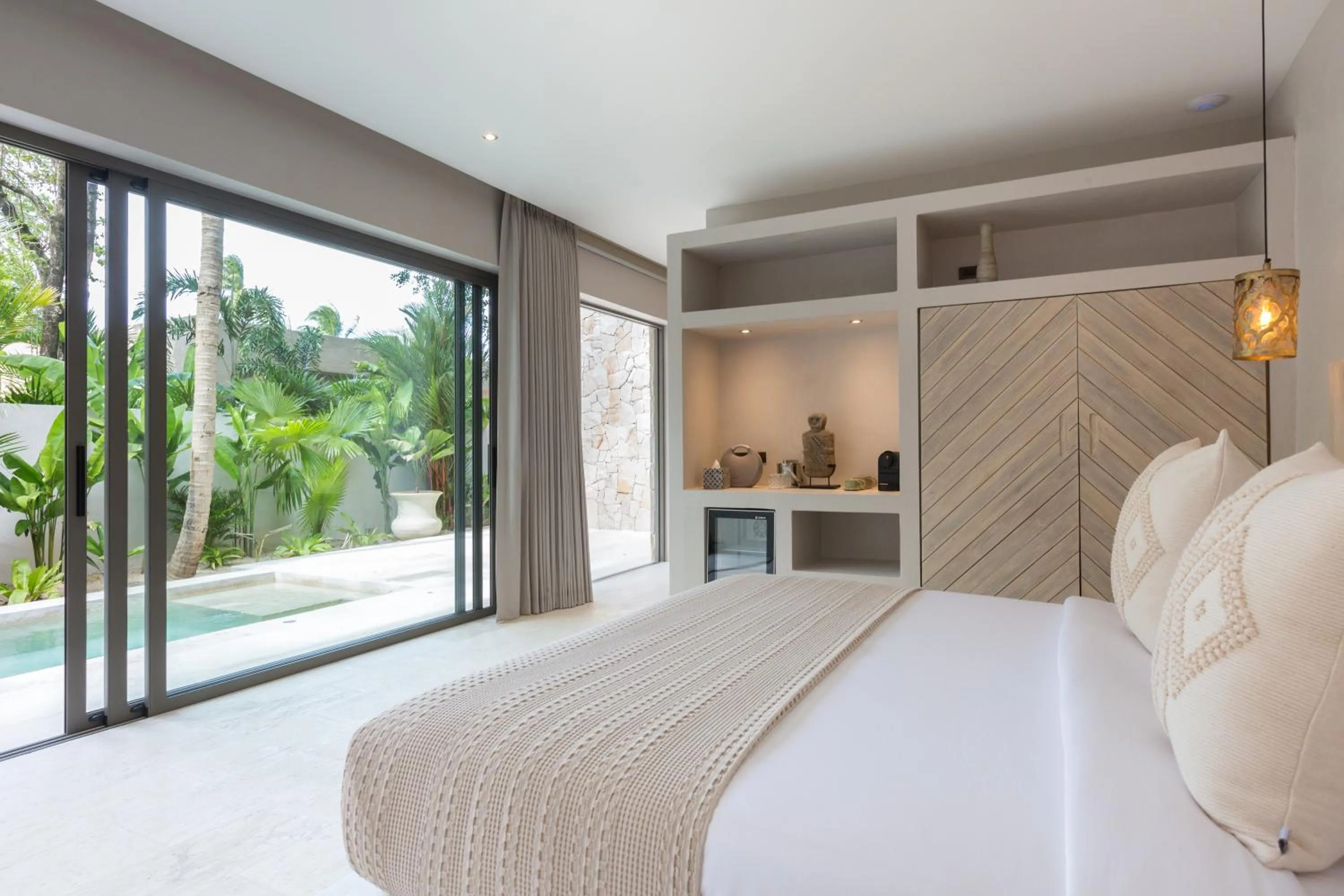 Bed in Cielo Boutique Hotel & Spa Samui