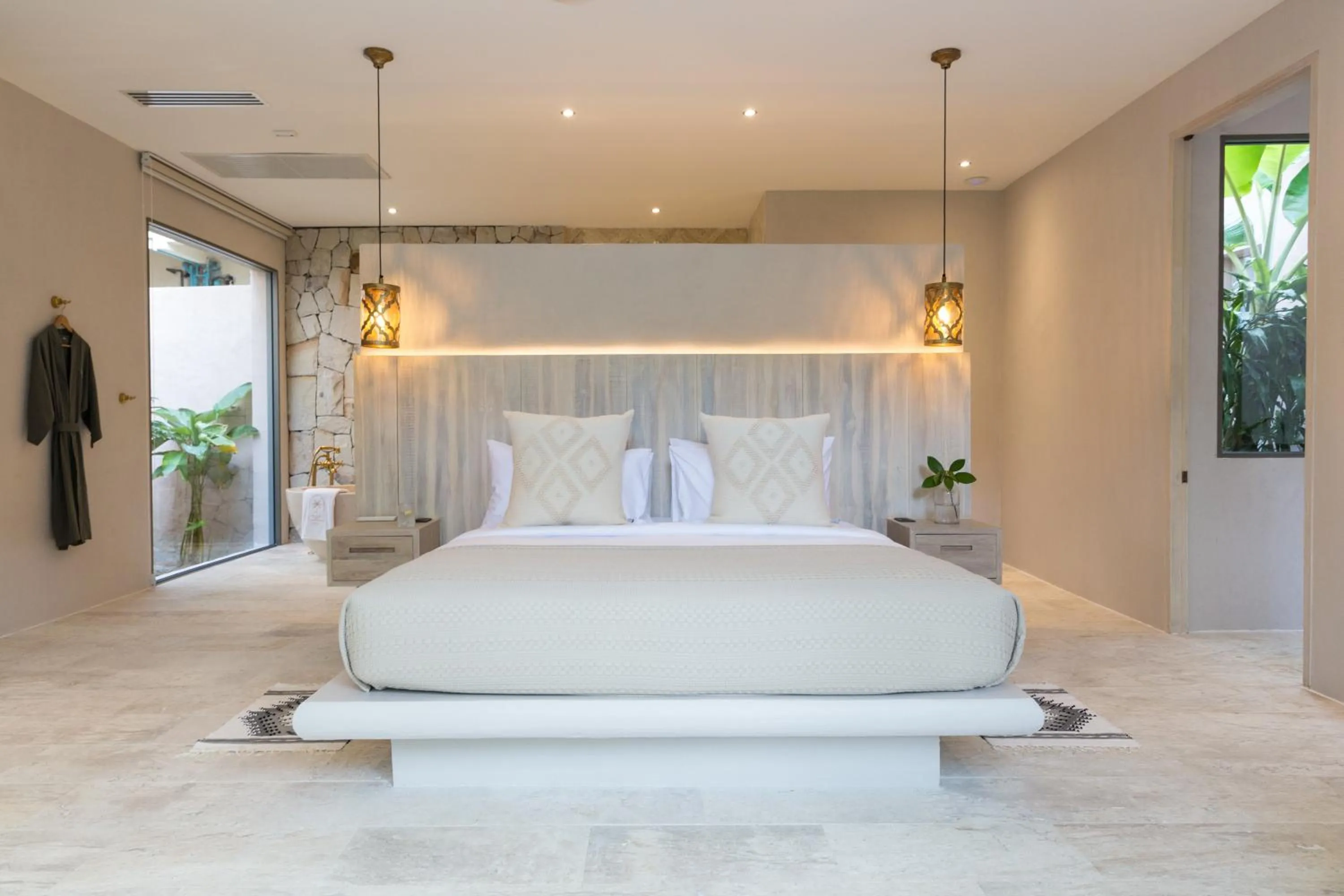 Bed in Cielo Boutique Hotel & Spa Samui