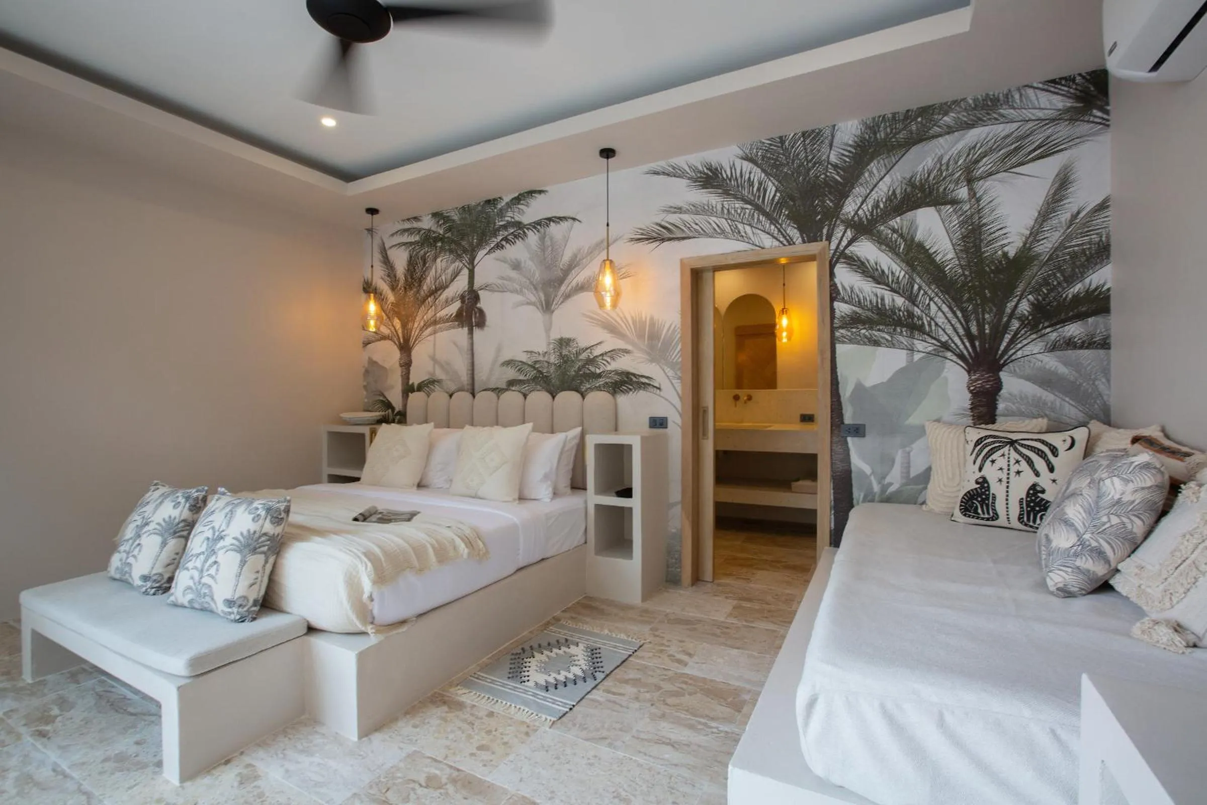 Bed in Cielo Boutique Hotel & Spa Samui