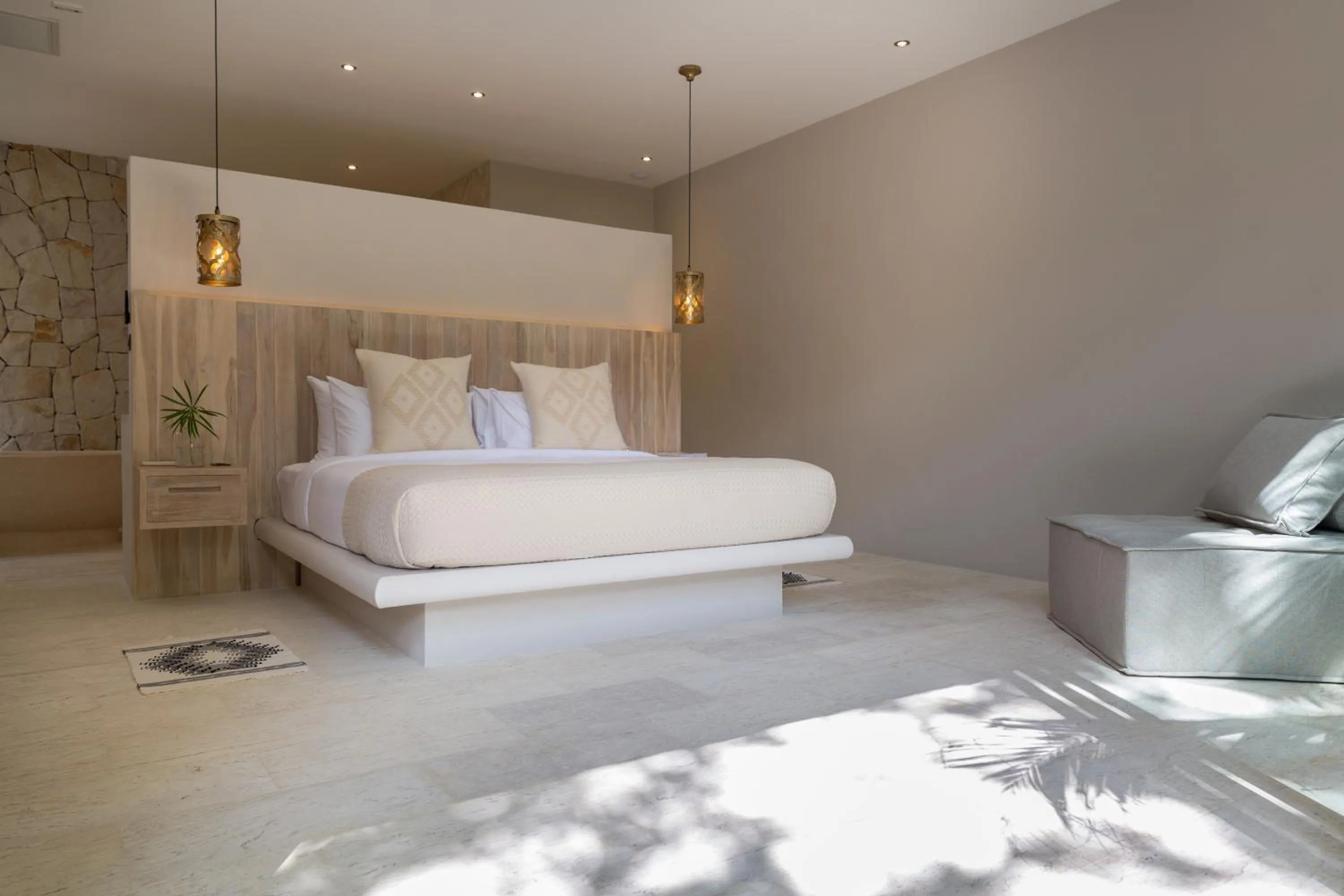 Bed in Cielo Boutique Hotel & Spa Samui
