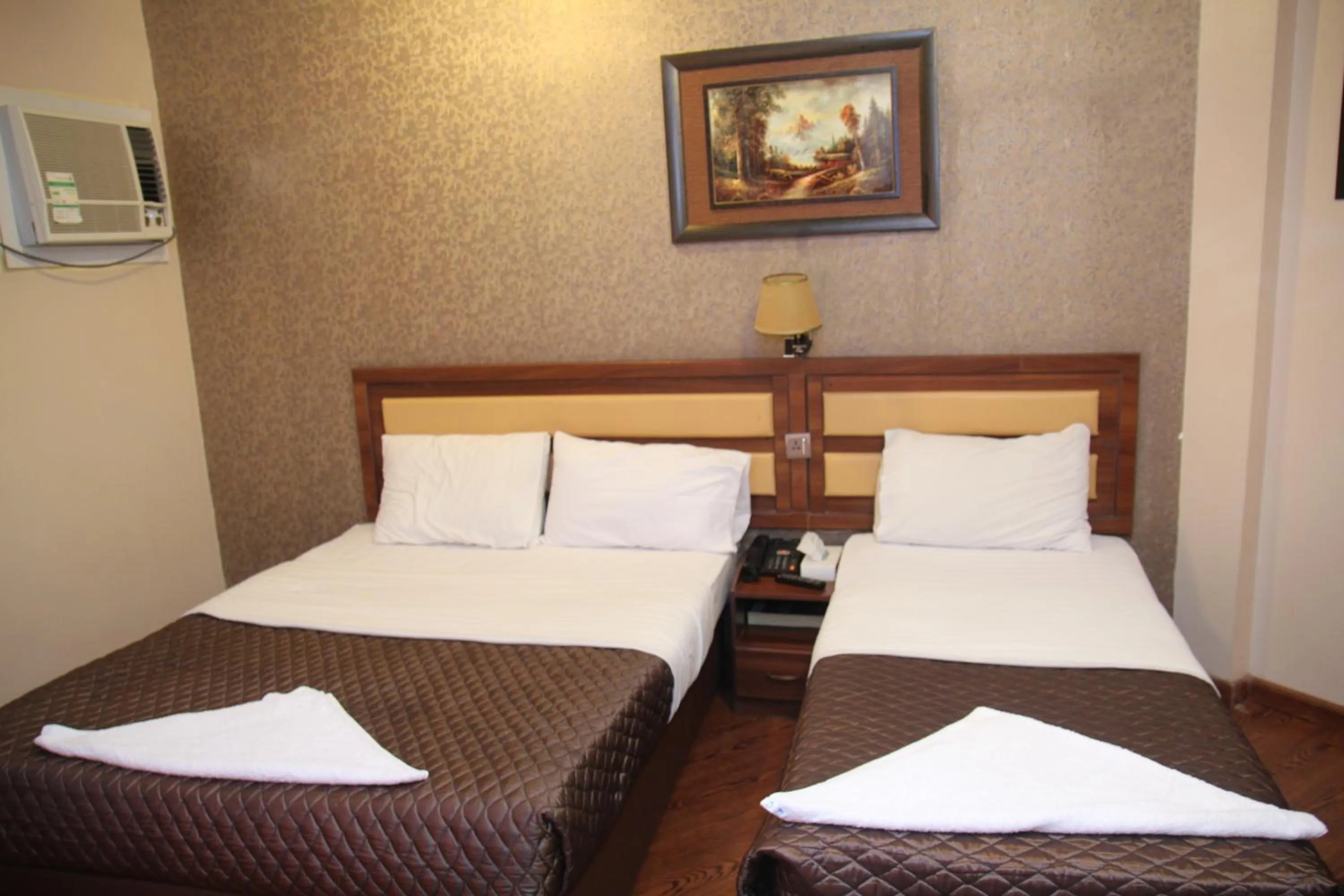 Bed in Downtown Hotel