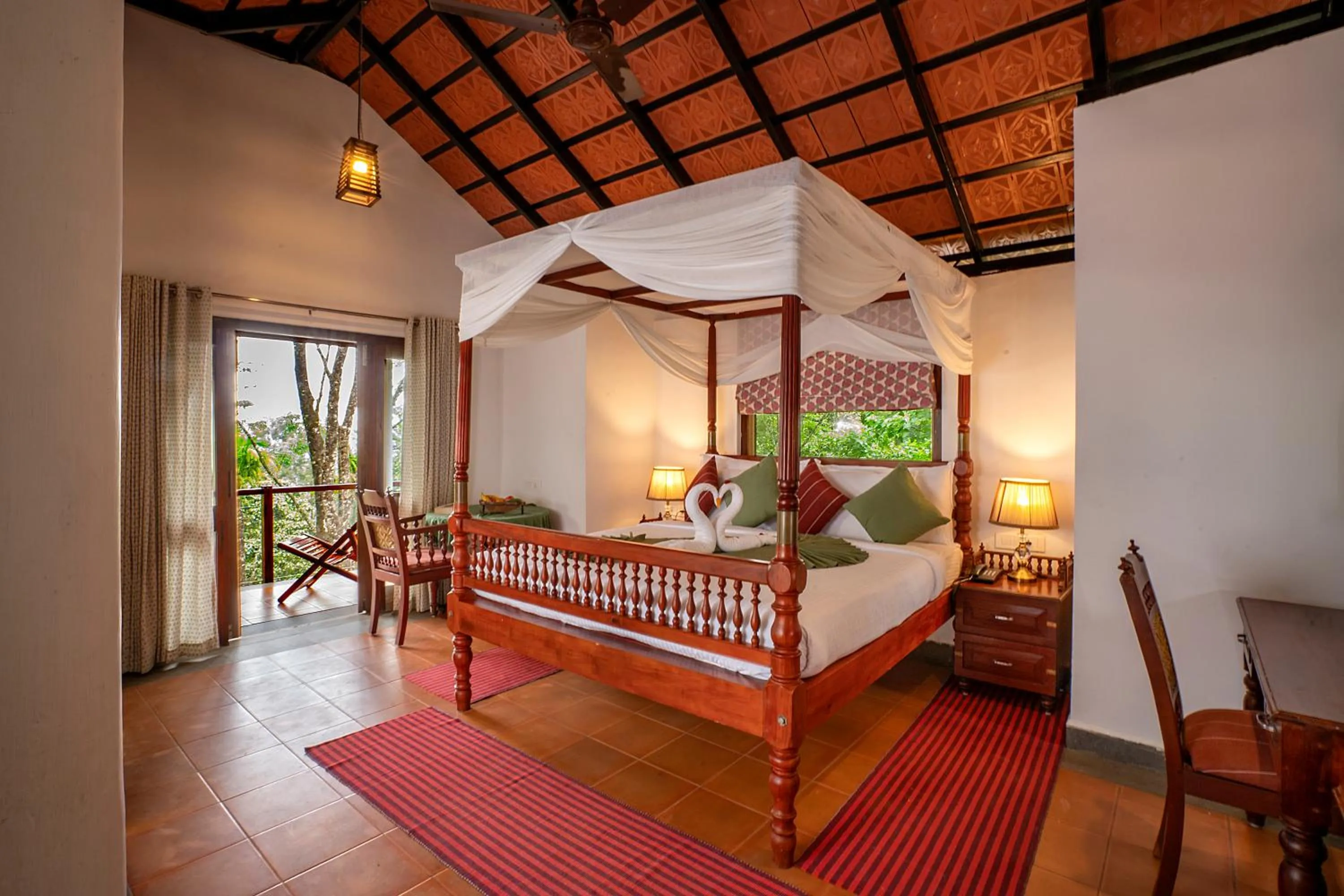 Photo of the whole room, Bed in Vythiri Mist Resort