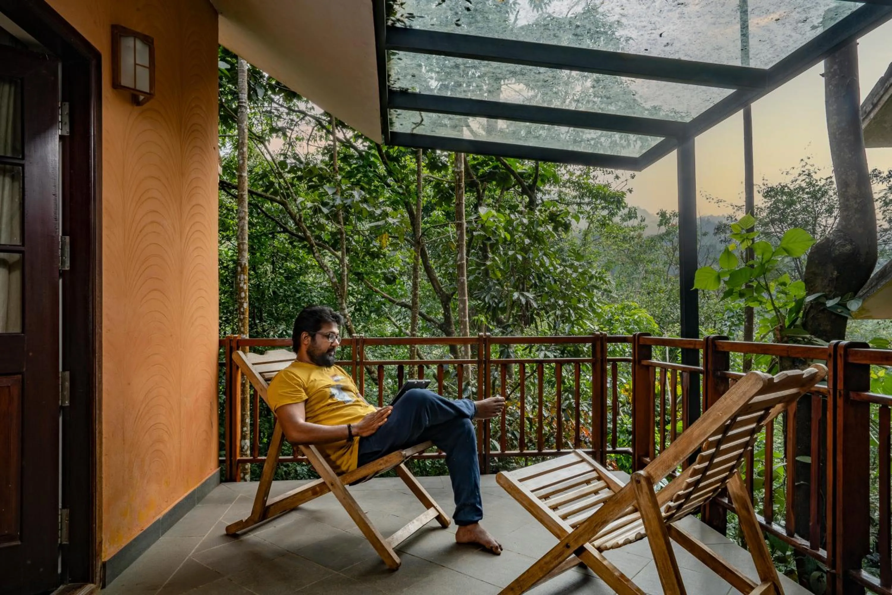 Balcony/Terrace in Vythiri Mist Resort
