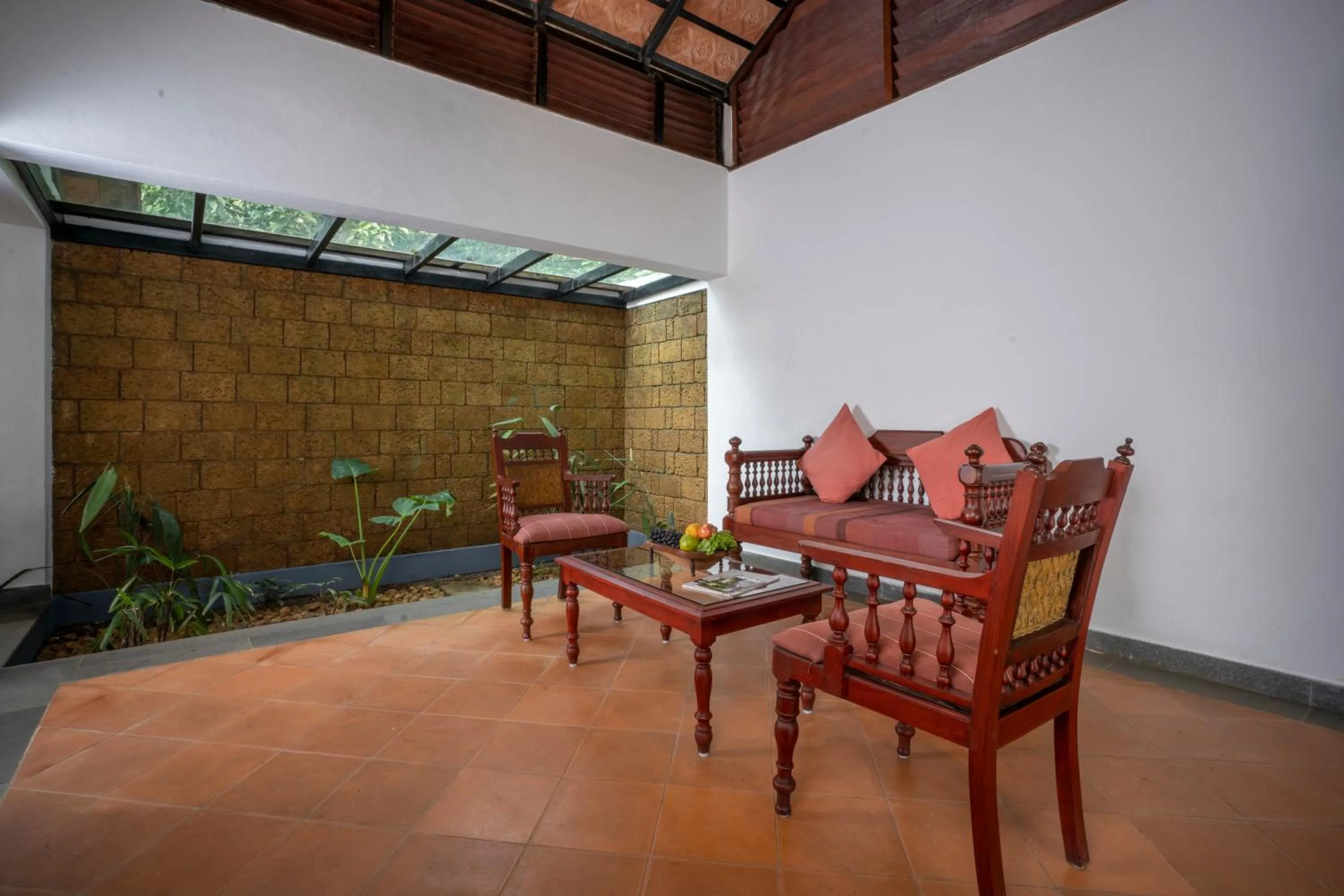 Living room in Vythiri Mist Resort