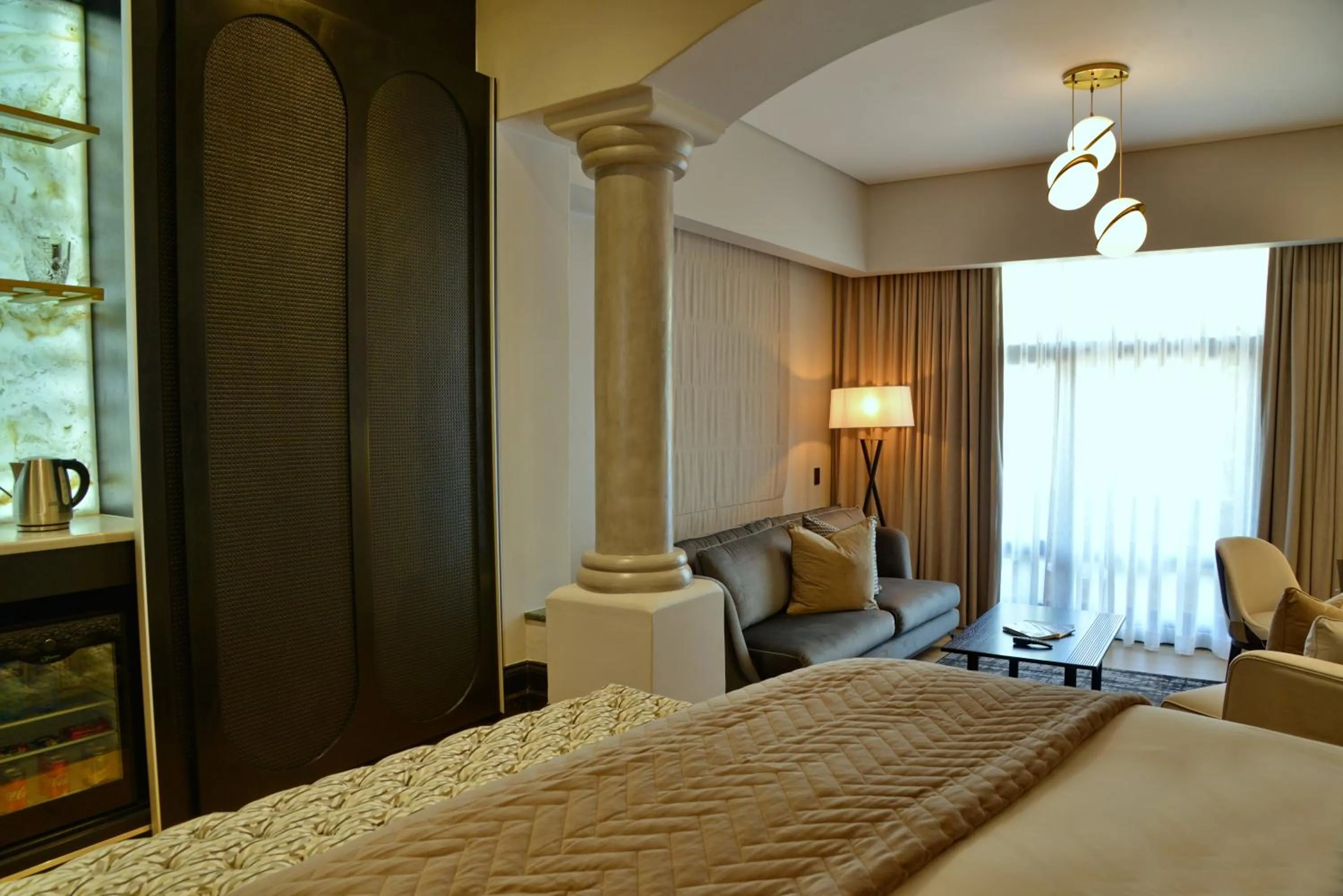 Bed in Apogee Boutique Hotel & Spa