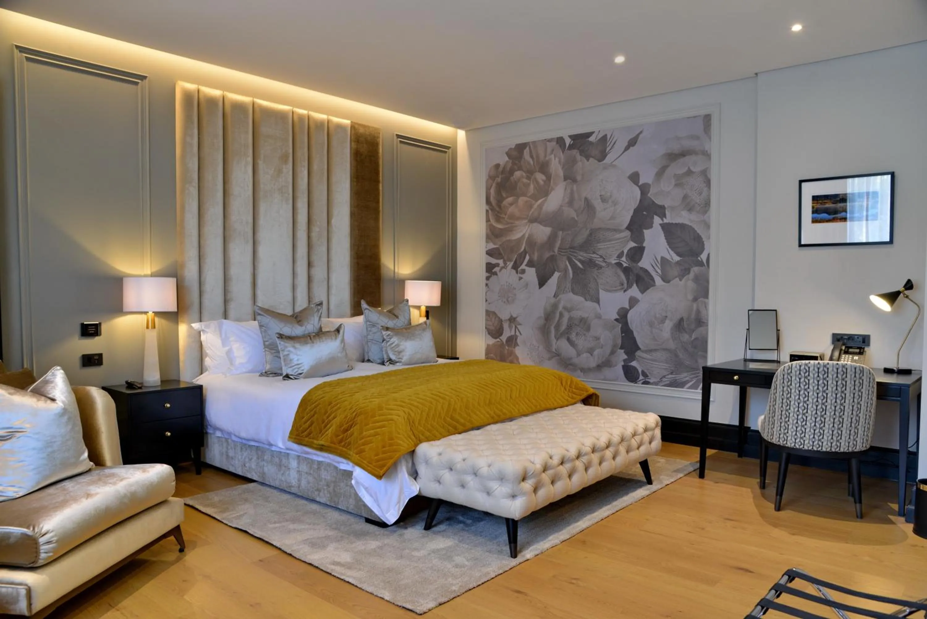 Bed in Apogee Boutique Hotel & Spa