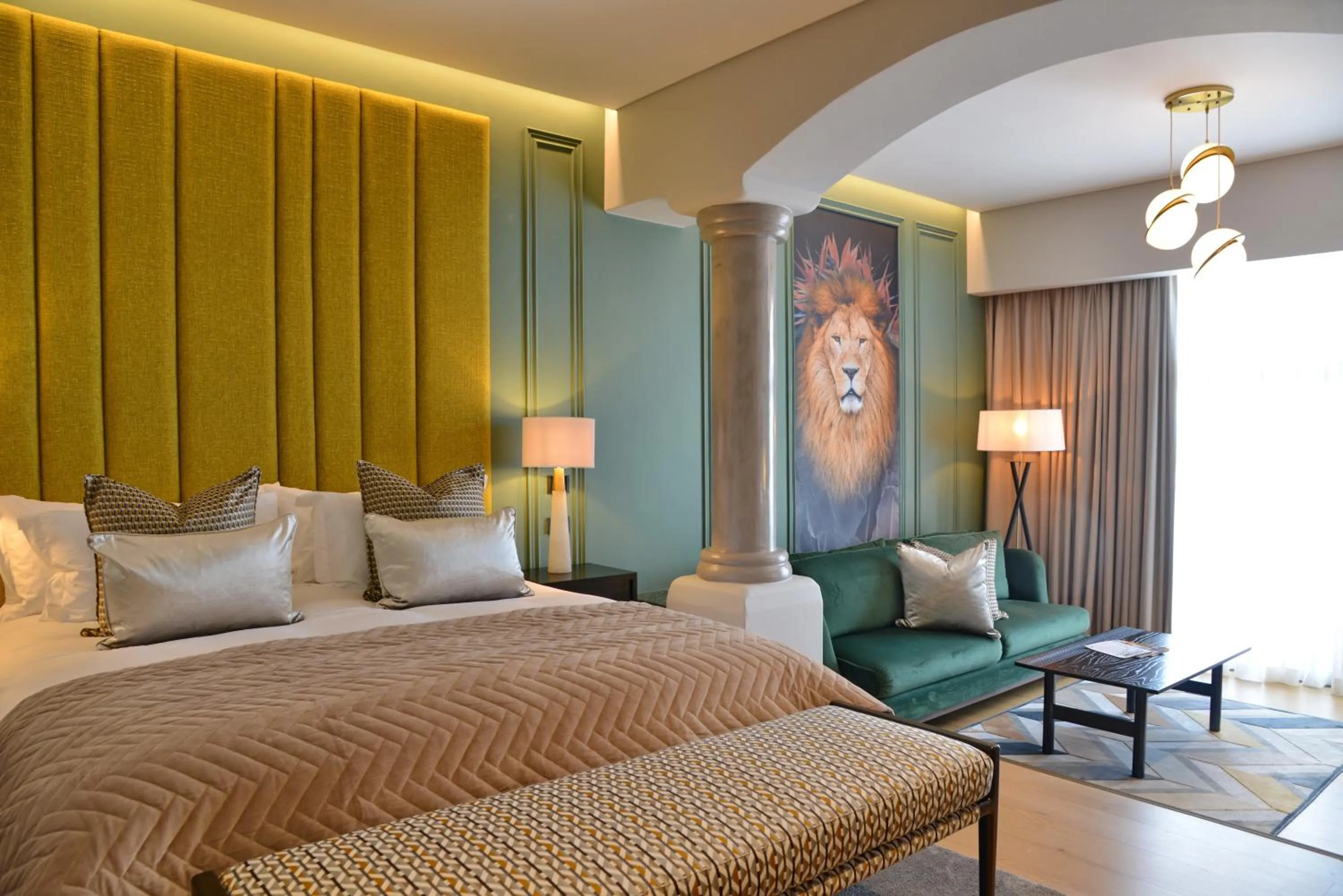 Bed in Apogee Boutique Hotel & Spa