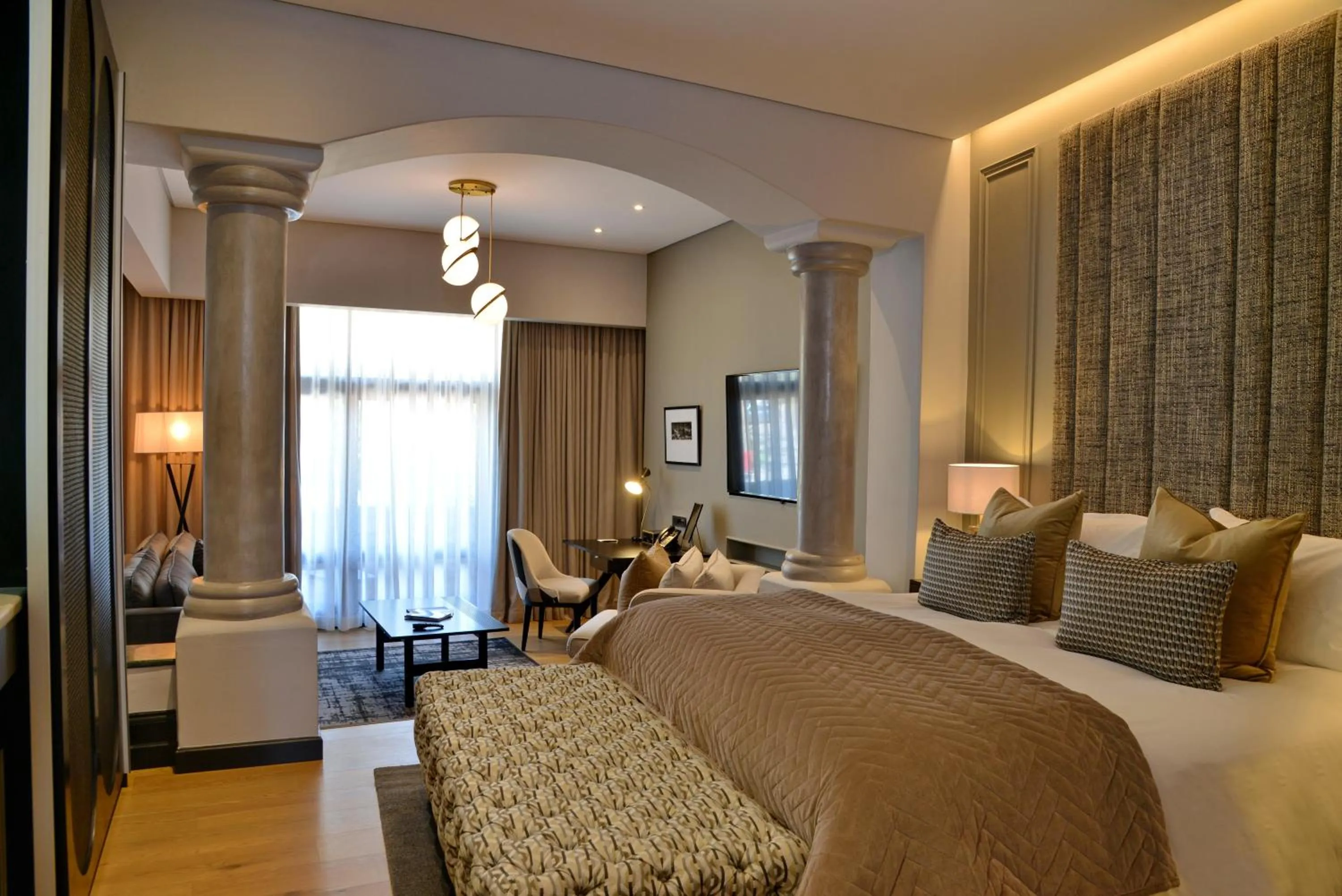 Bed in Apogee Boutique Hotel & Spa