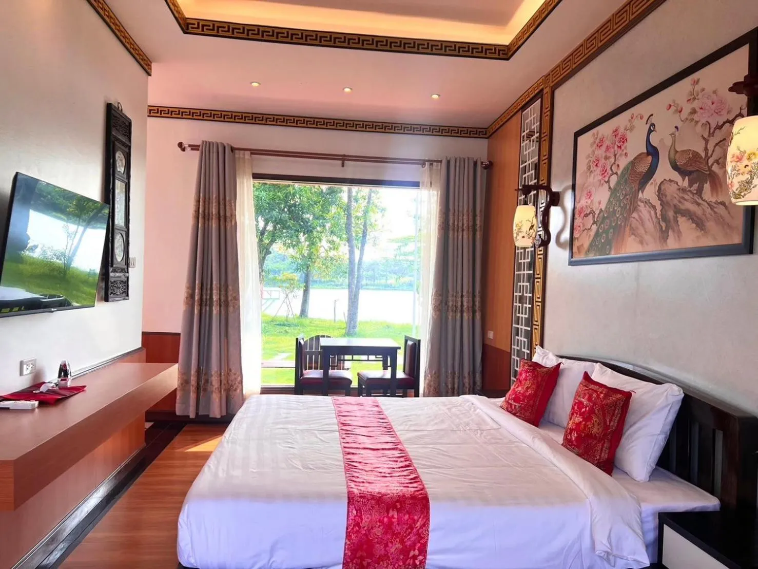 Bed in Kasem Island Resort