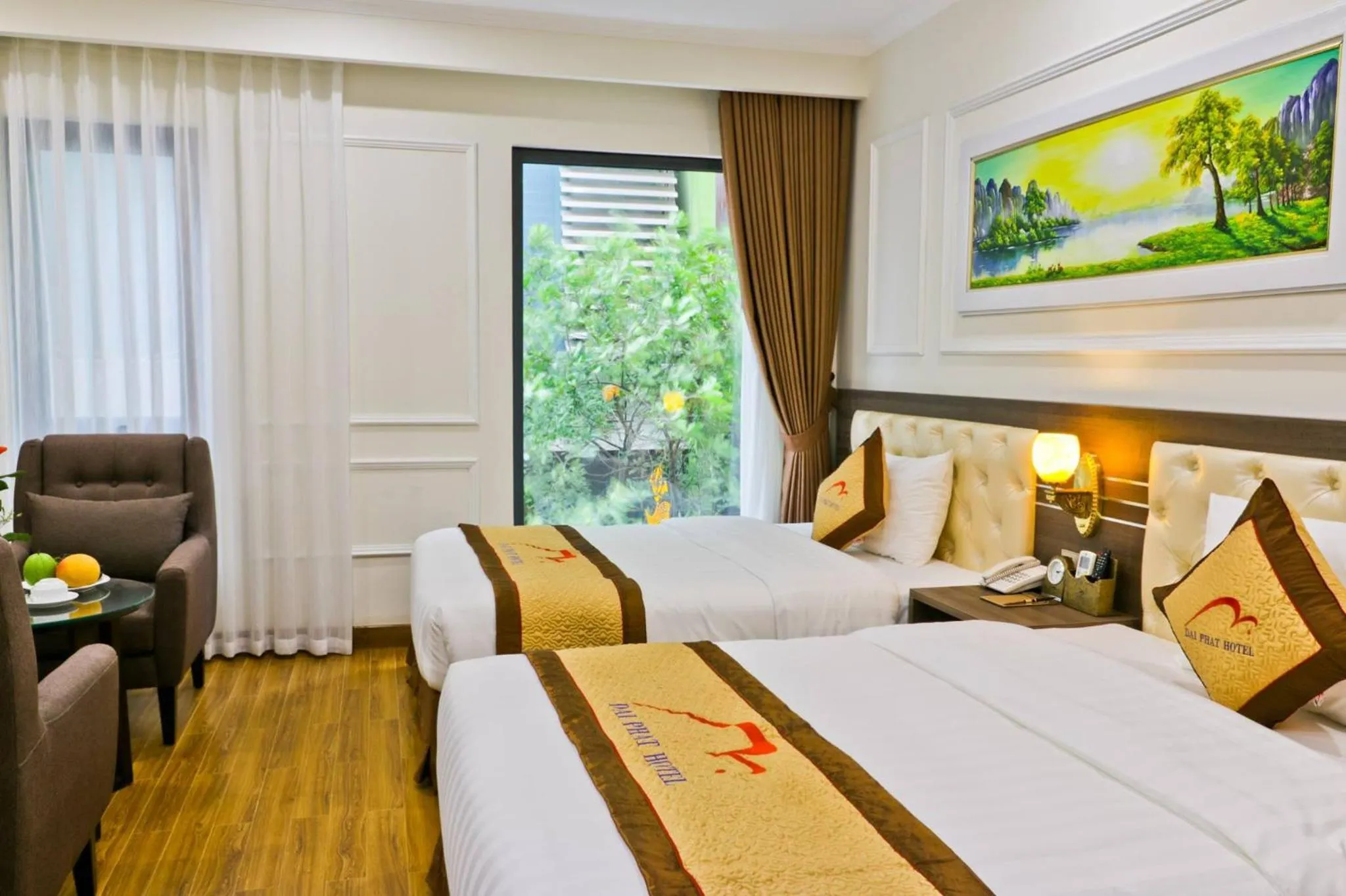 Photo of the whole room, Bed in Dai Phat Hotel