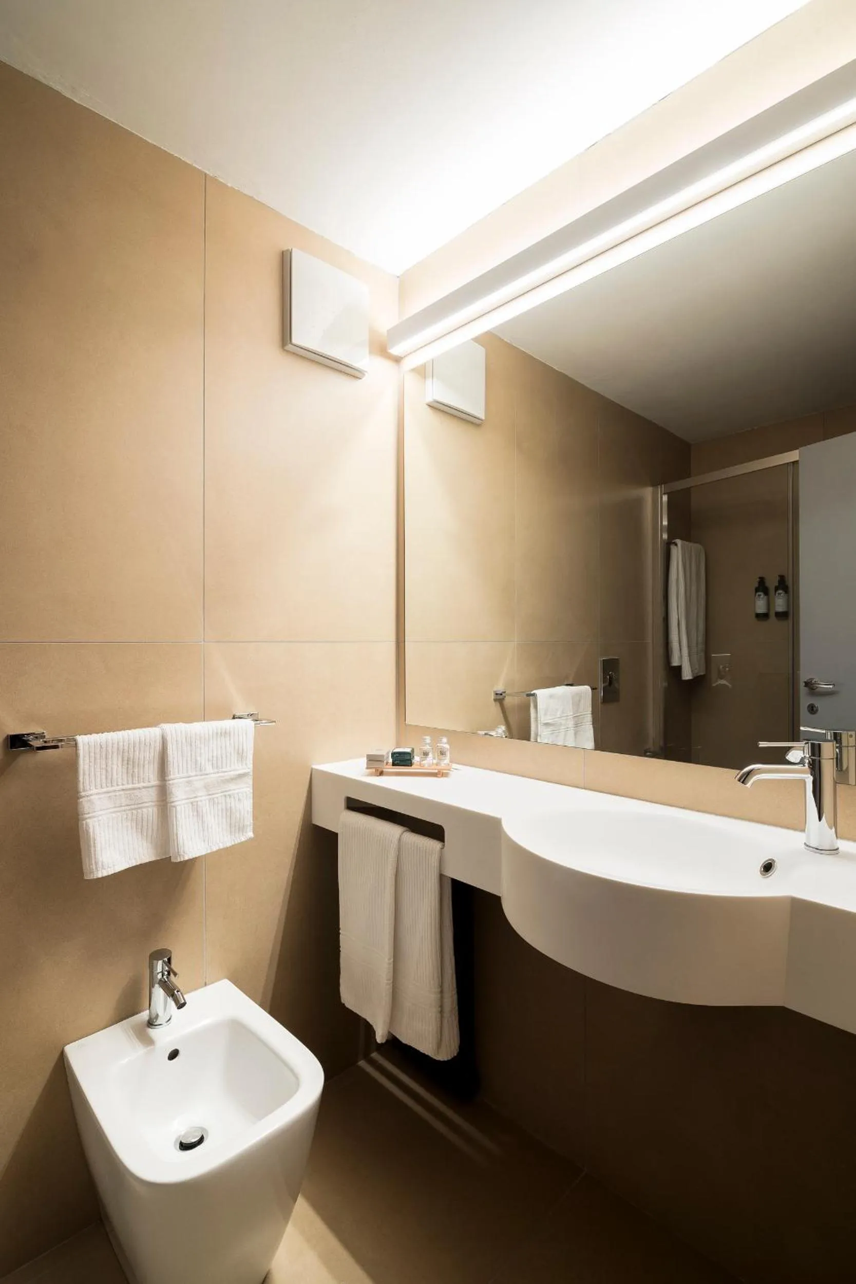 Toilet in Hotel Boite