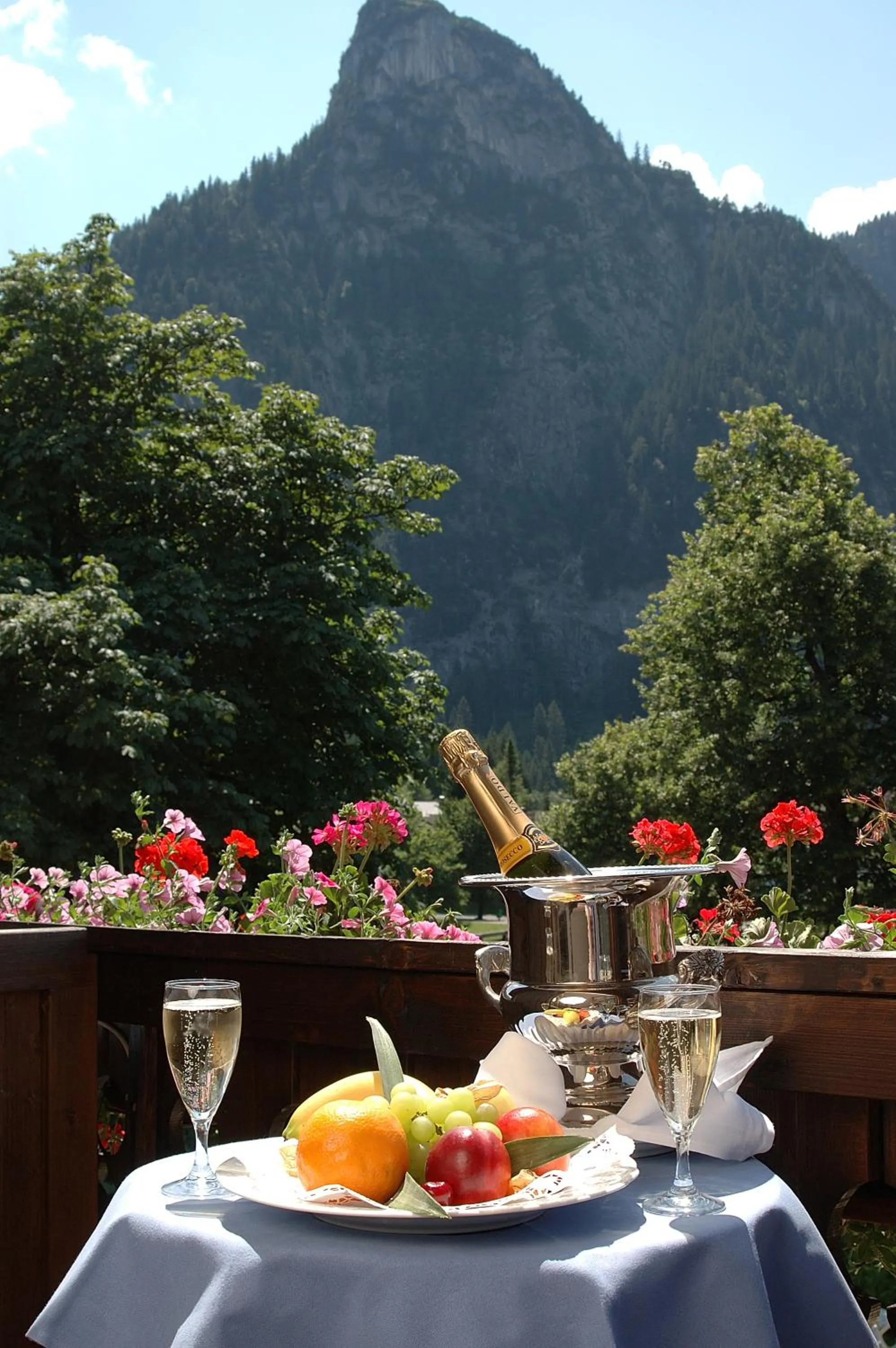 Balcony/Terrace in Landhotel Böld Oberammergau