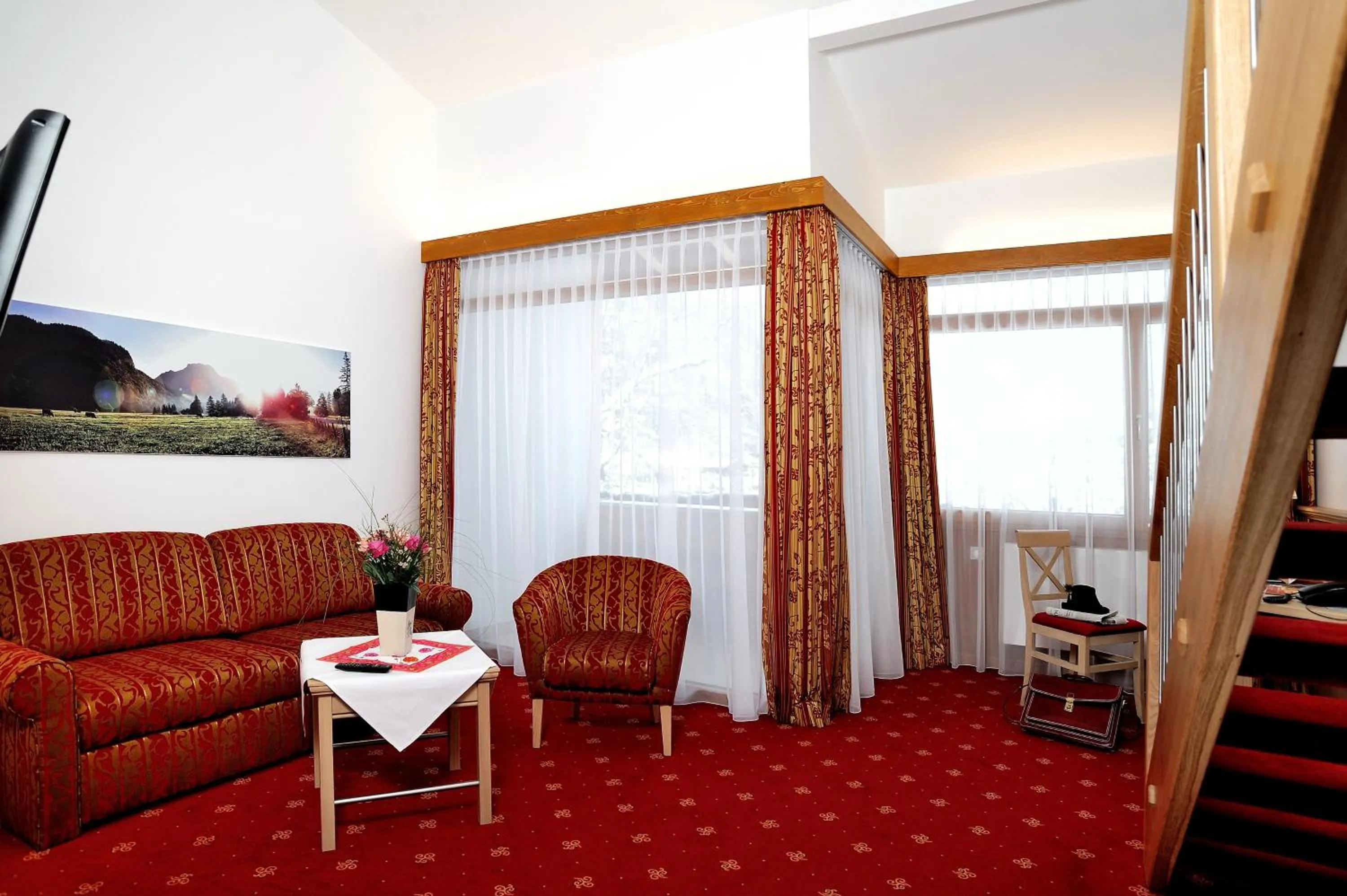 Seating area in Landhotel Böld Oberammergau