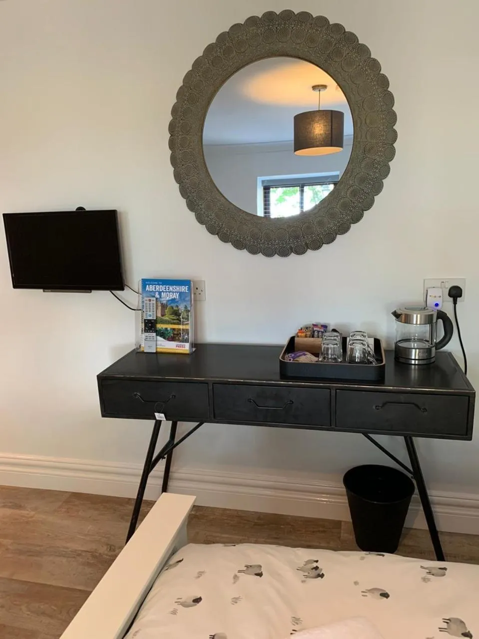 Bedroom, Bed in Crawfield Grange