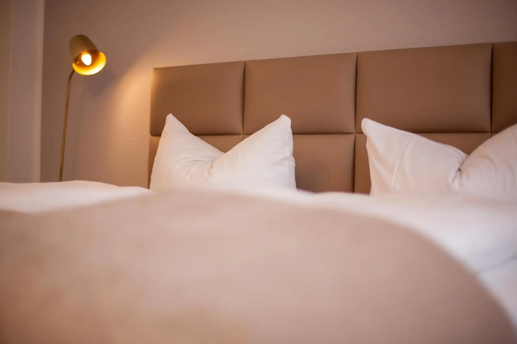 Bed in TM Hotel Düsseldorf