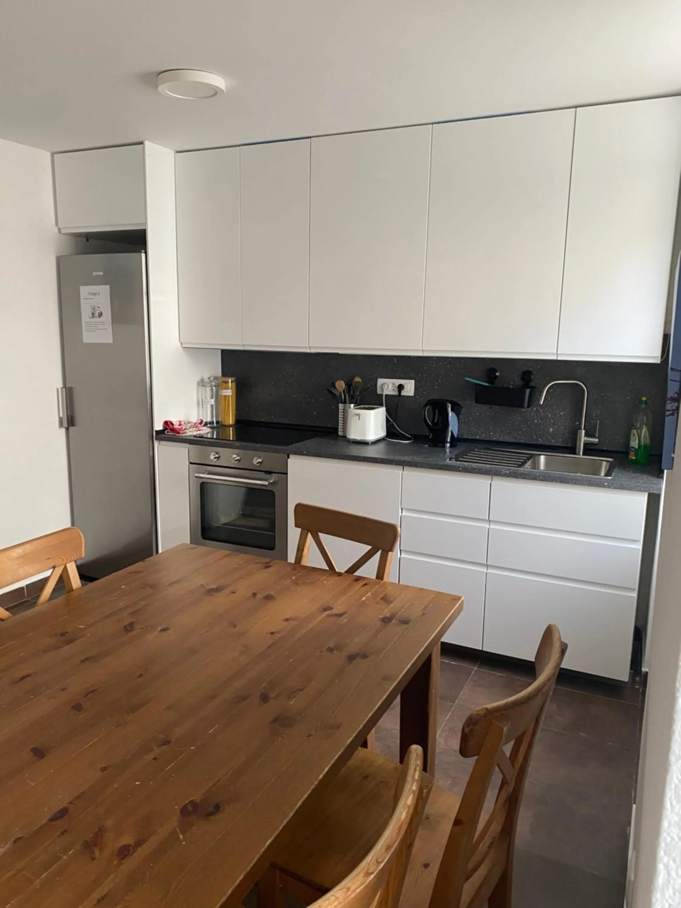 Kitchen or kitchenette in Travellers' Haven Hostel