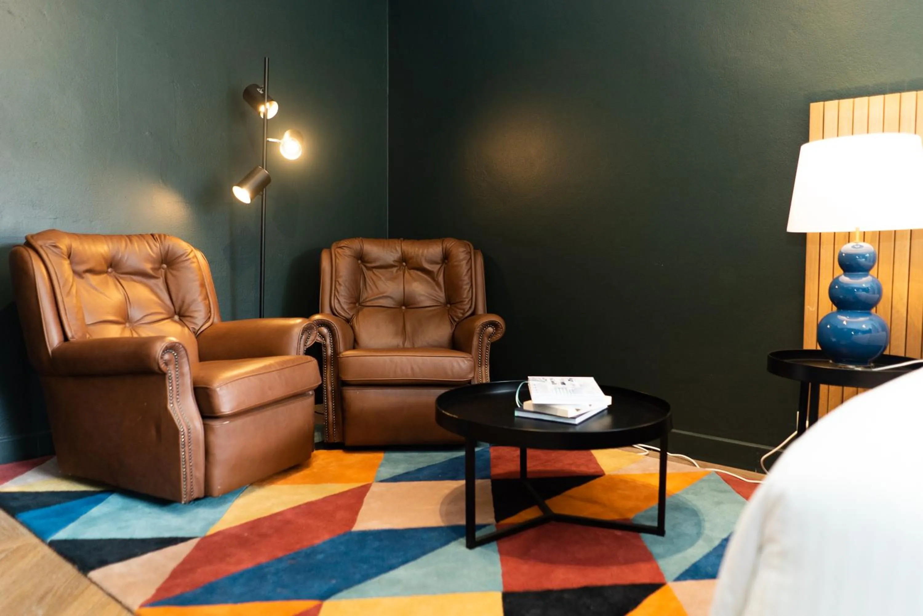 Seating area in The Blue Hotel Bondi