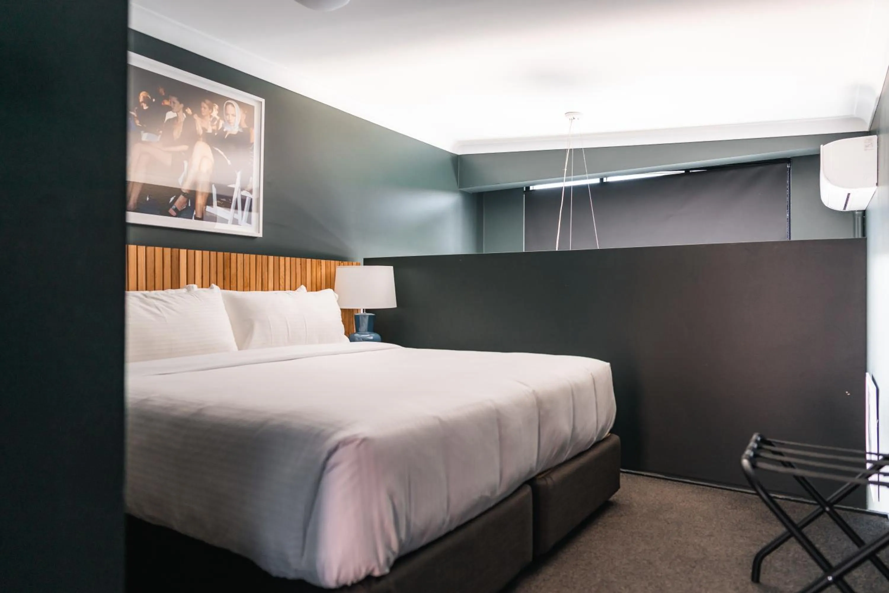 Bed in The Blue Hotel Bondi