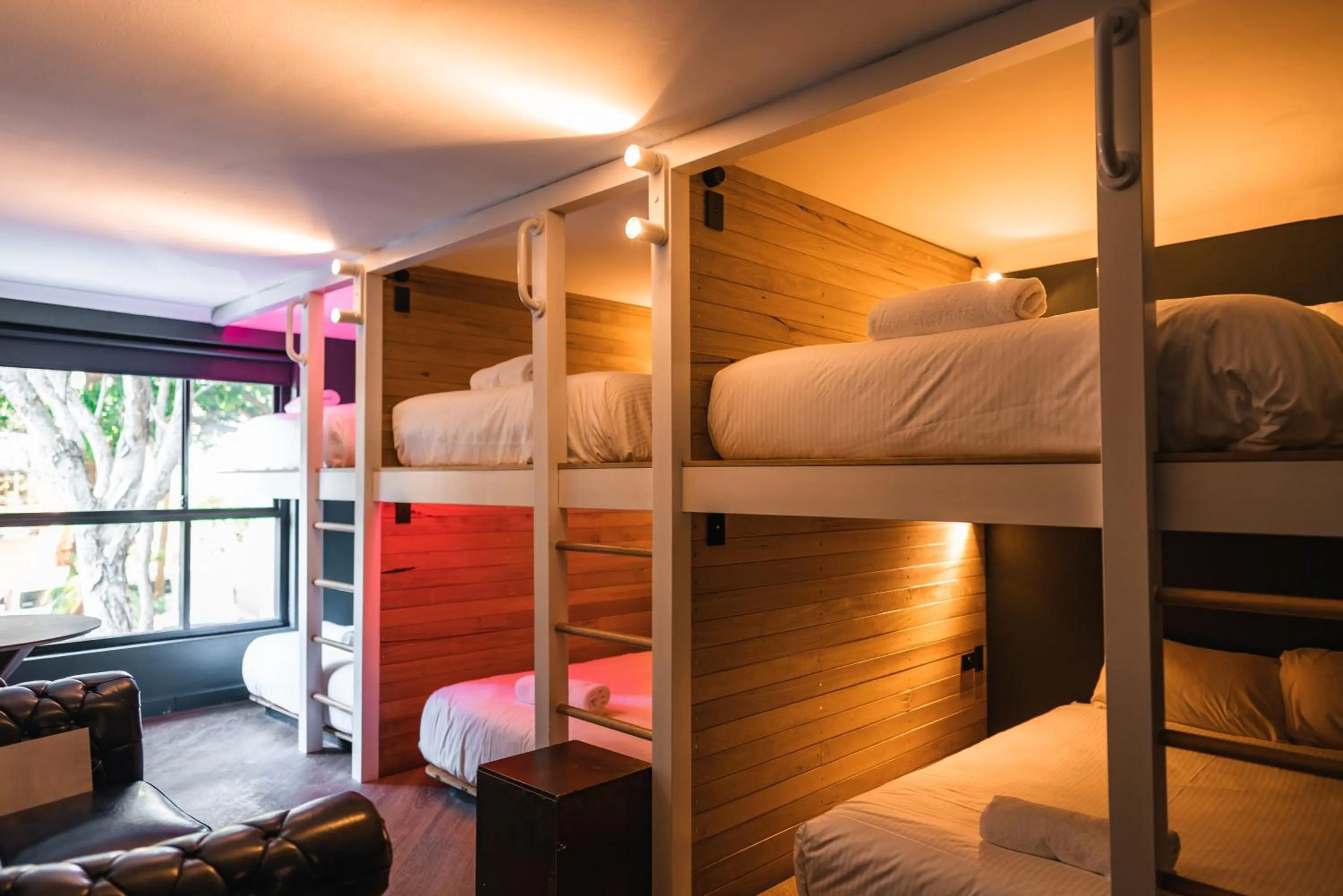 Bed in The Blue Hotel Bondi