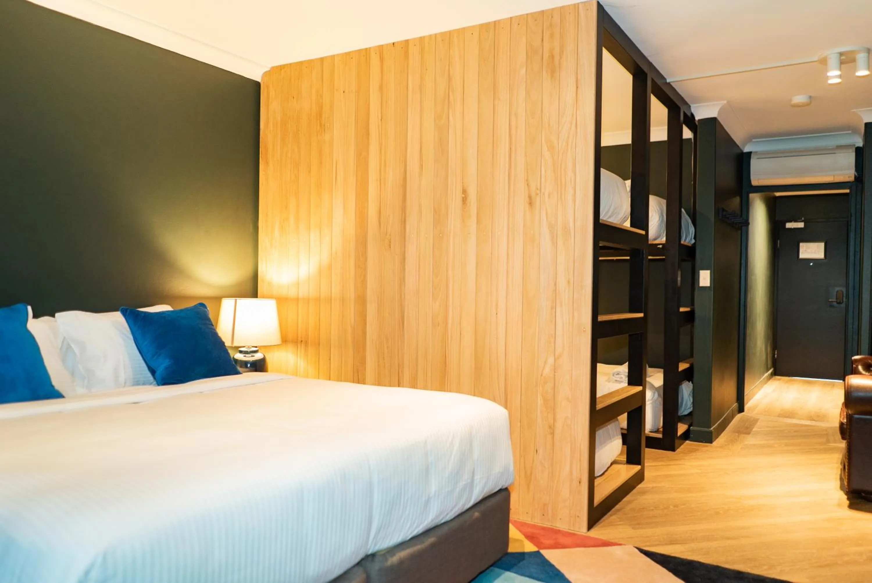 Bed in The Blue Hotel Bondi