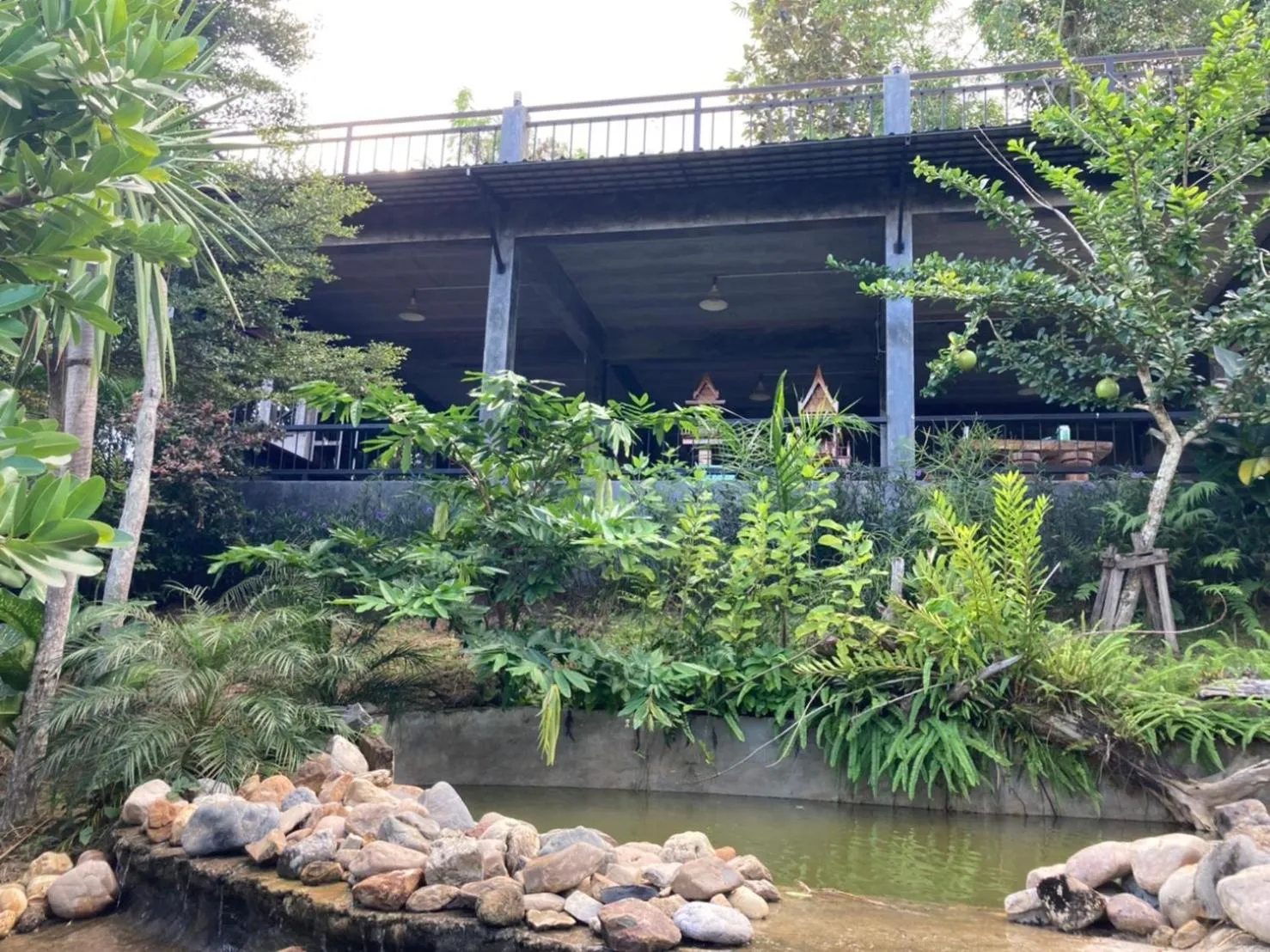 Garden in Nokkamin Home Chiang Dao