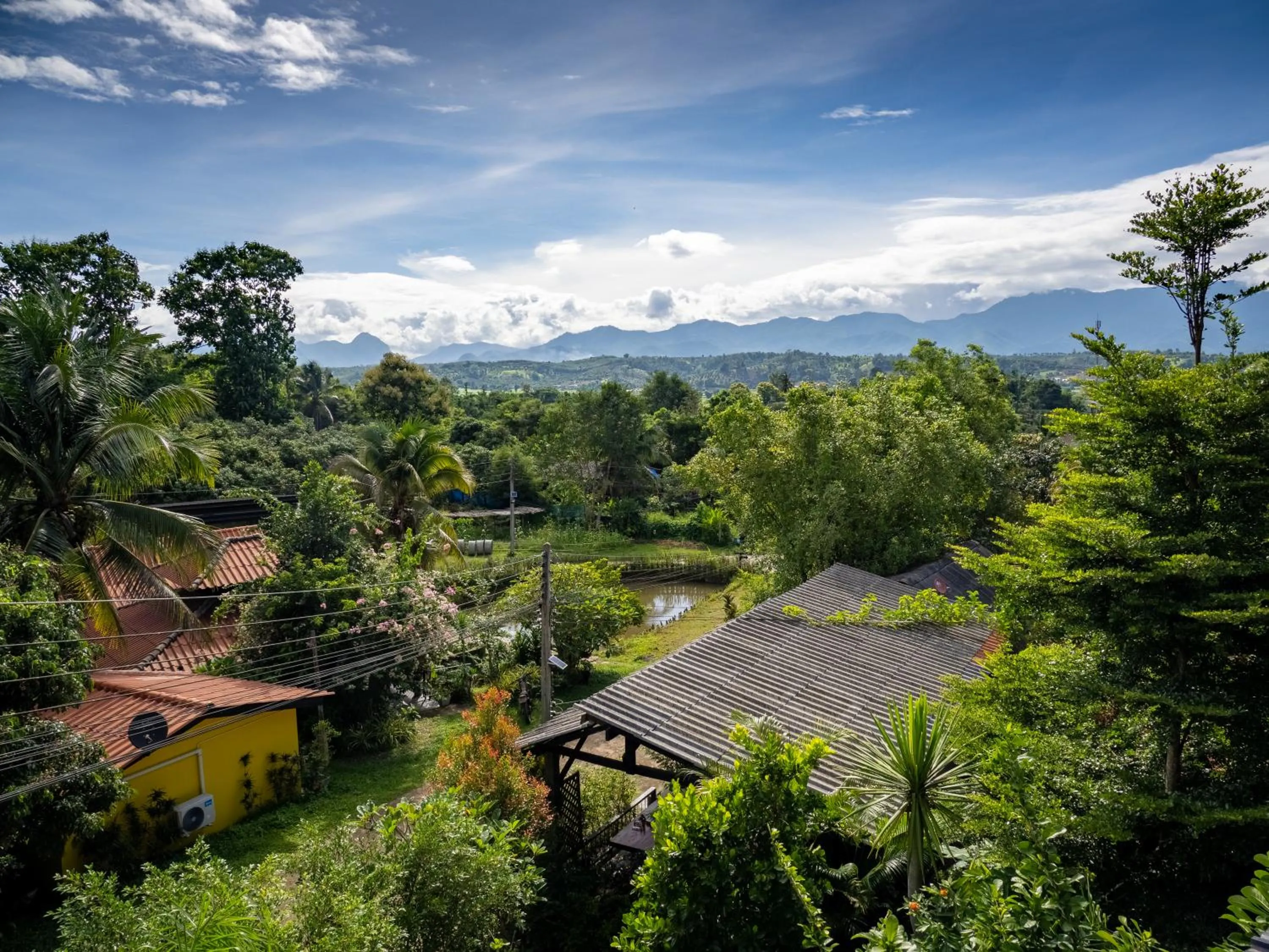 Bird's eye view in Nokkamin Home Chiang Dao