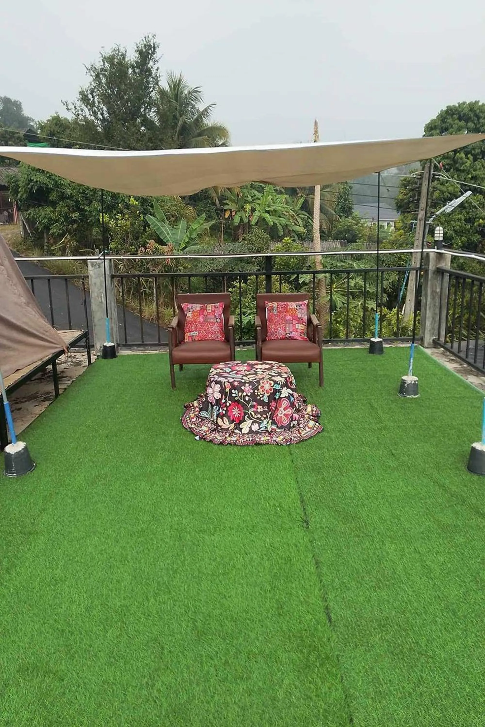 Garden view in Nokkamin Home Chiang Dao