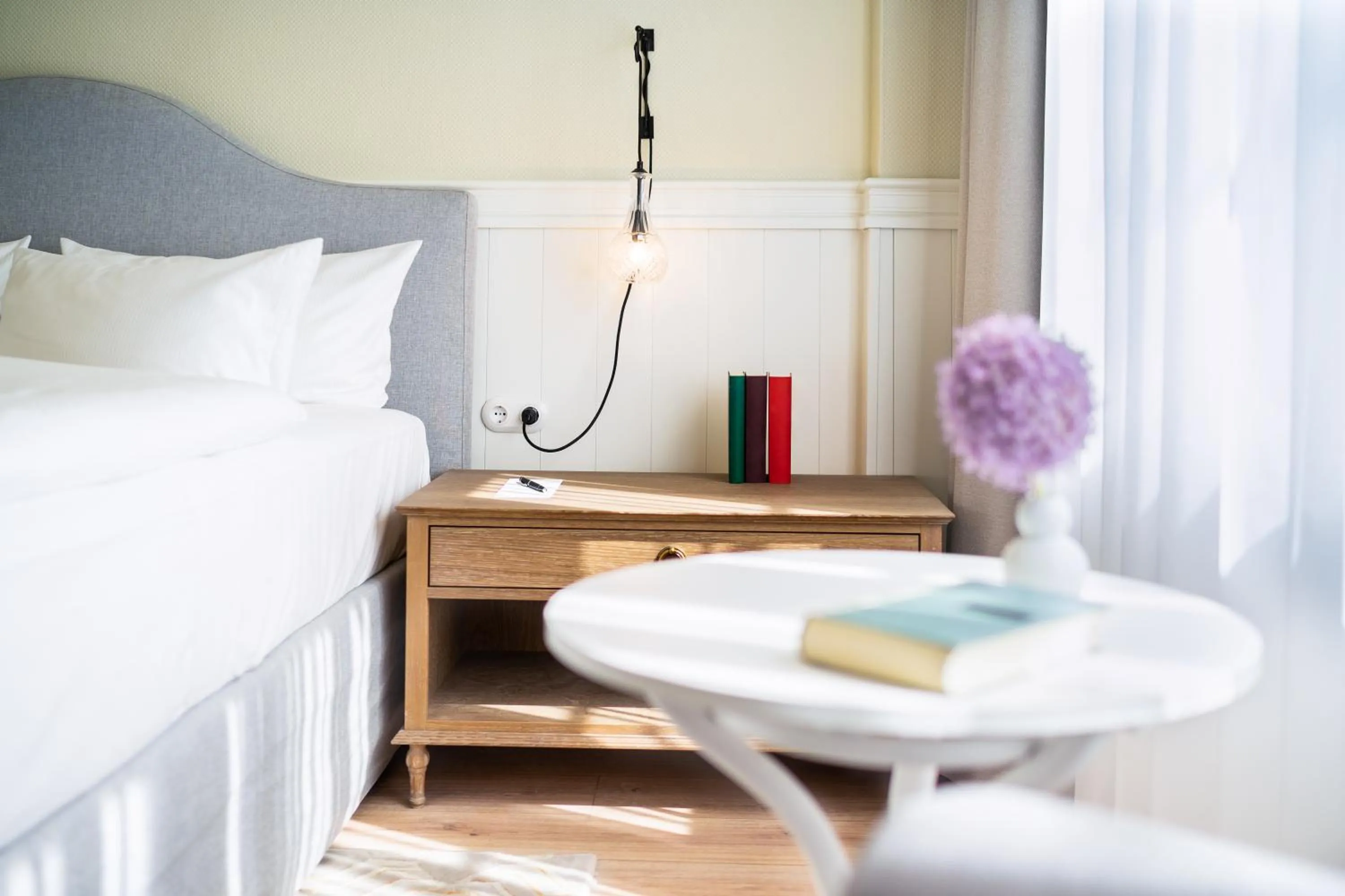 Decorative detail, Bed in Strandhotel Ahlbeck