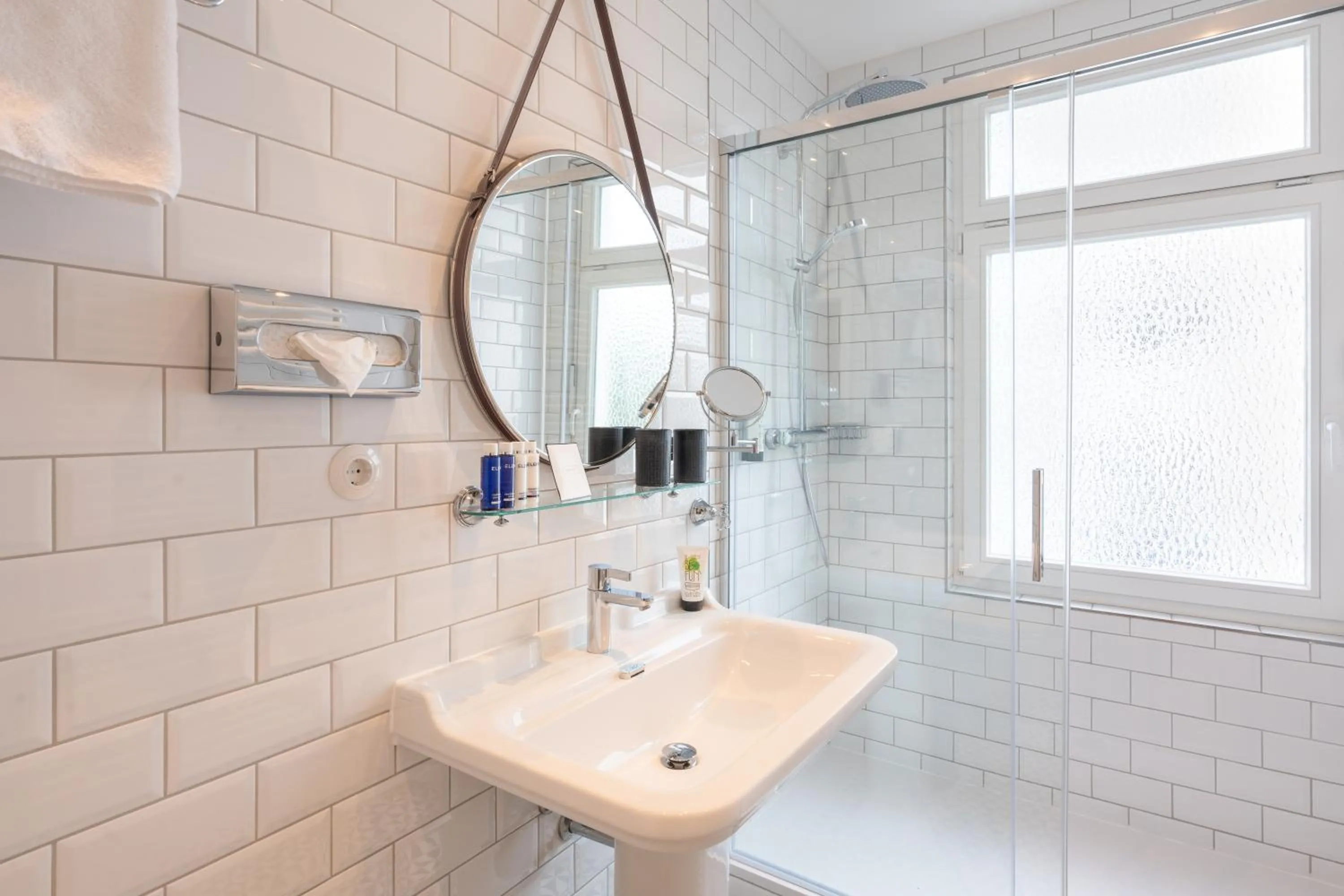 Shower in Strandhotel Ahlbeck