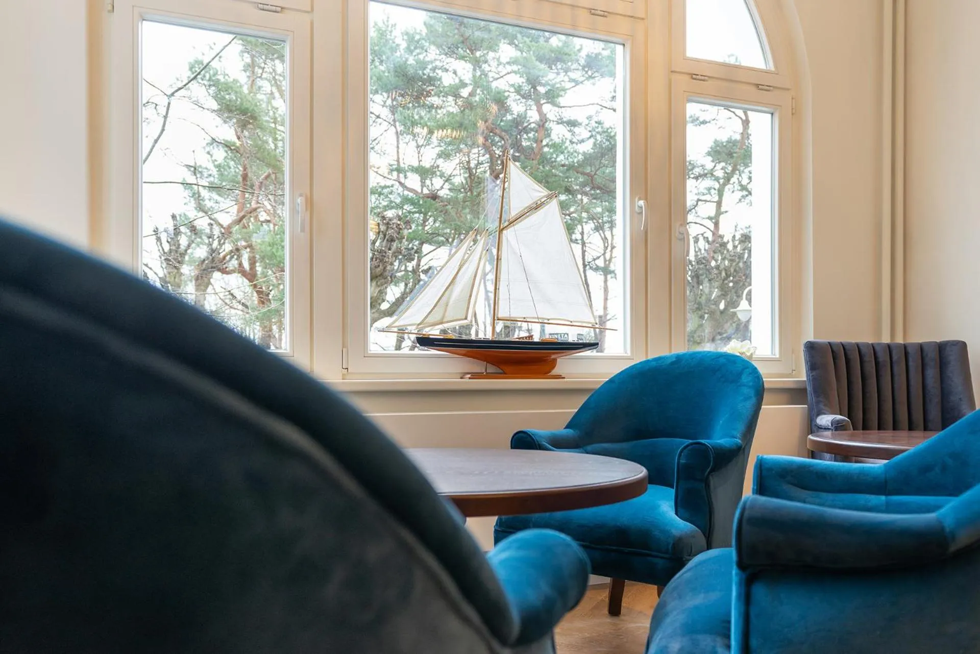 Lounge or bar in Strandhotel Ahlbeck