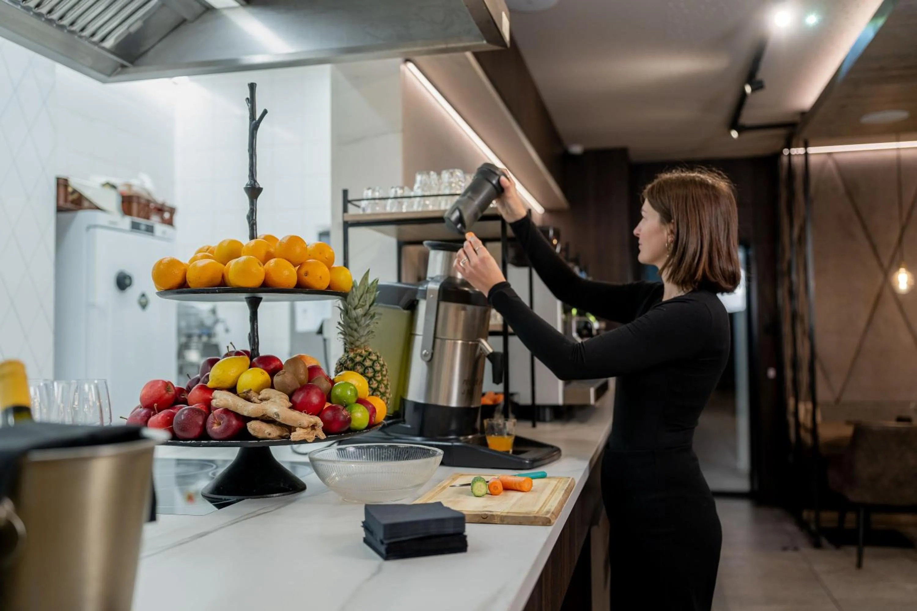 Buffet breakfast in GLEMM by AvenidA Superior Hotel & Residences